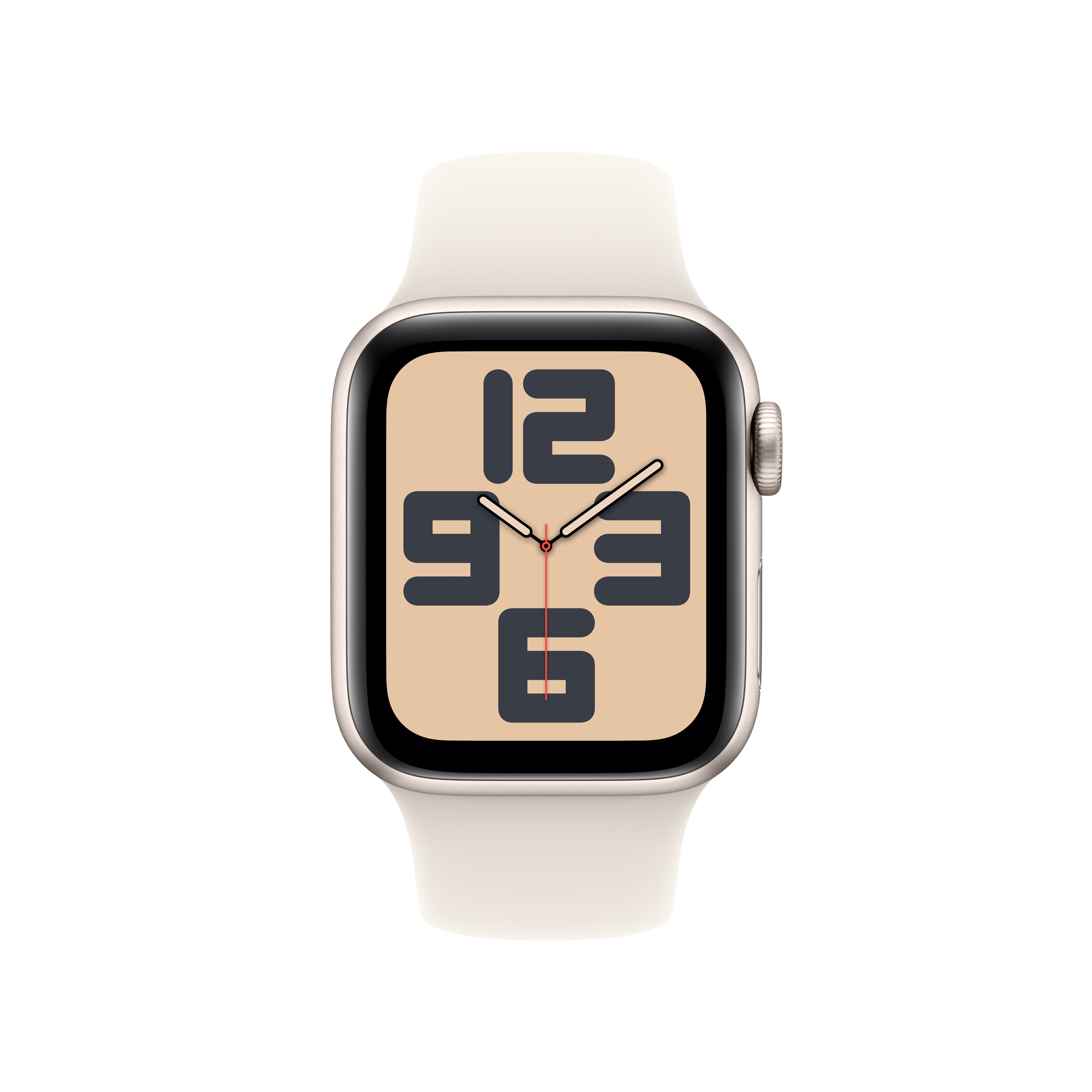 Apple Watch SE (第2代) (GPS) 40 毫米星光色鋁金屬錶殼及星光色運動錶帶 - S/M, 星光色鋁金屬錶殼及星光色運動錶帶 - S/M, large image number 1