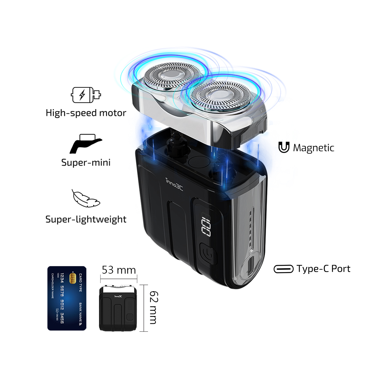 inno3C i-PS1 Mini Portable Shaver