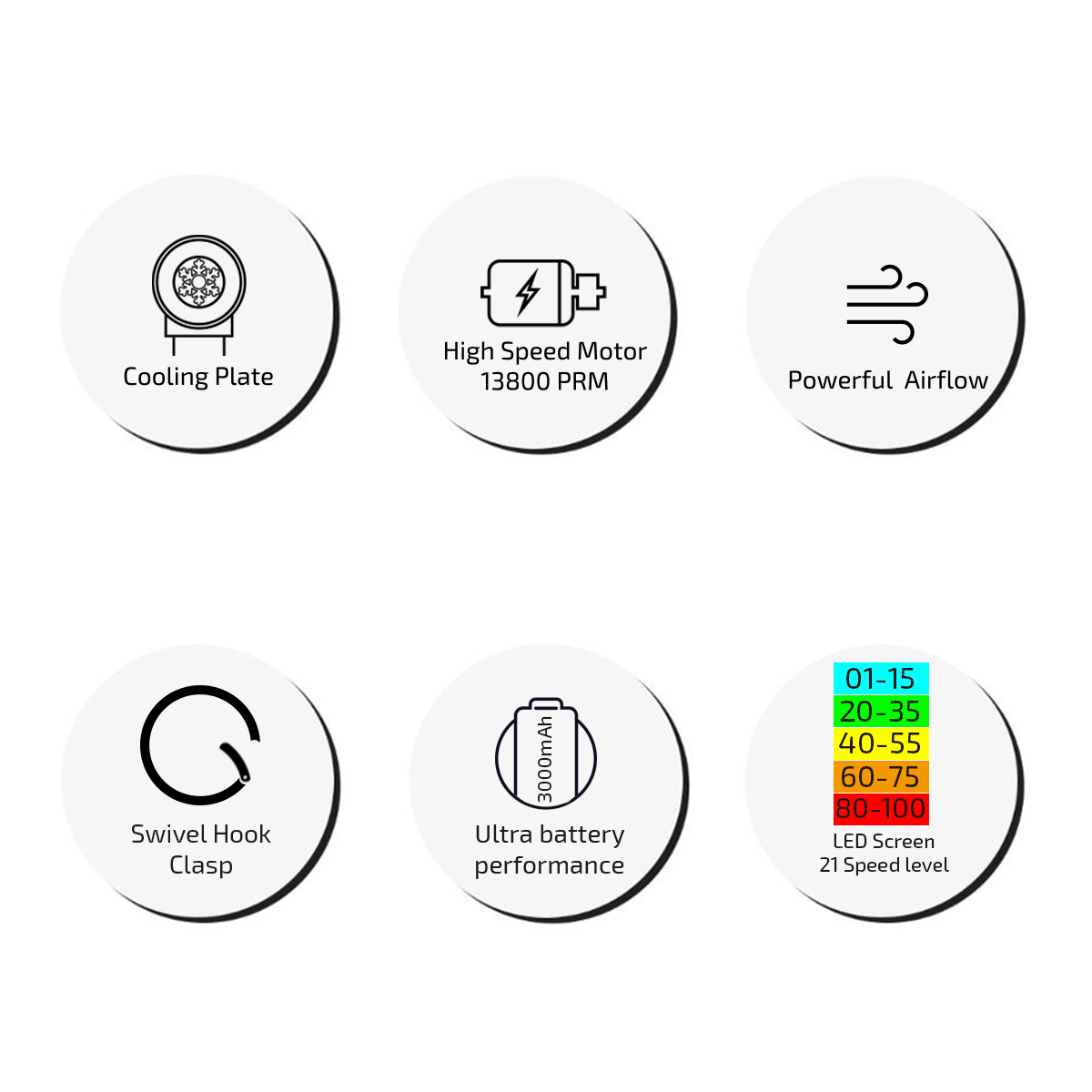 inno3C i-F7 Speedy Cooling Handy Fan, , large image number 4
