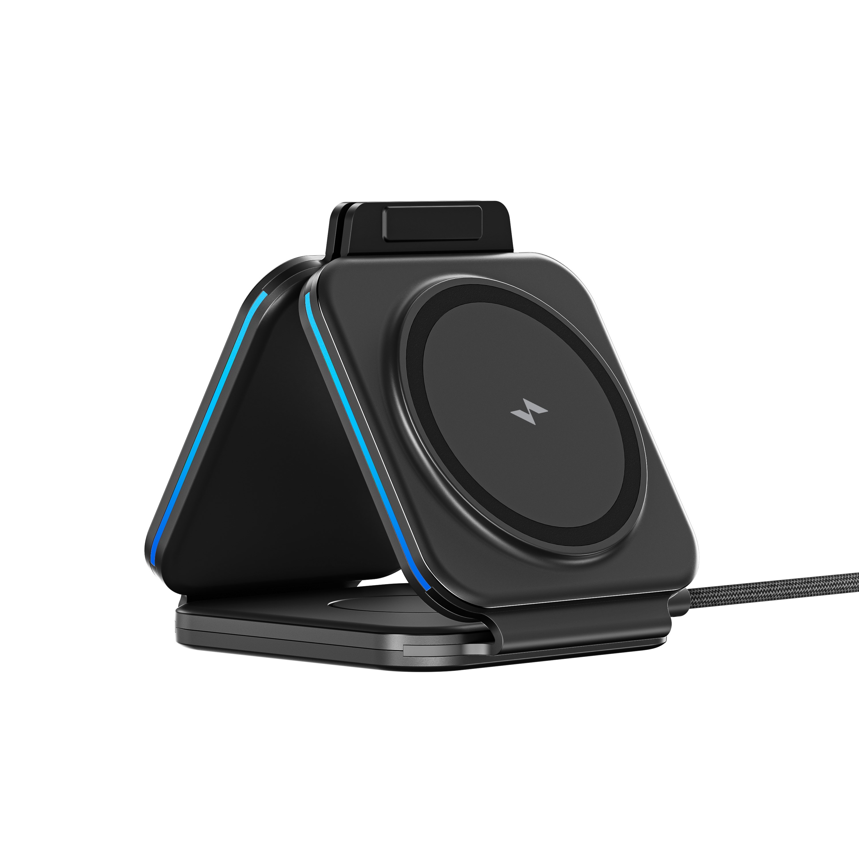 Amazingthing Explorer Pro Mag 三合一 PD15W 便攜式磁力充電器-黑 image number 2