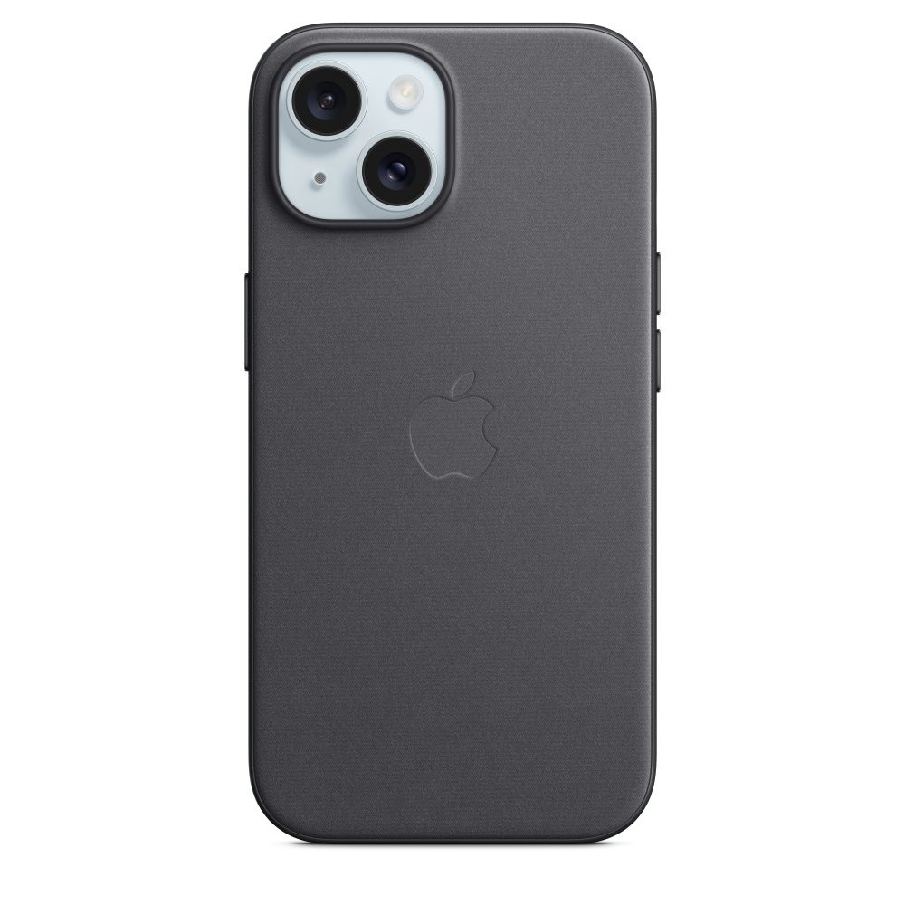 iPhone 15 MagSafe 精細織料護殼 - 黑色