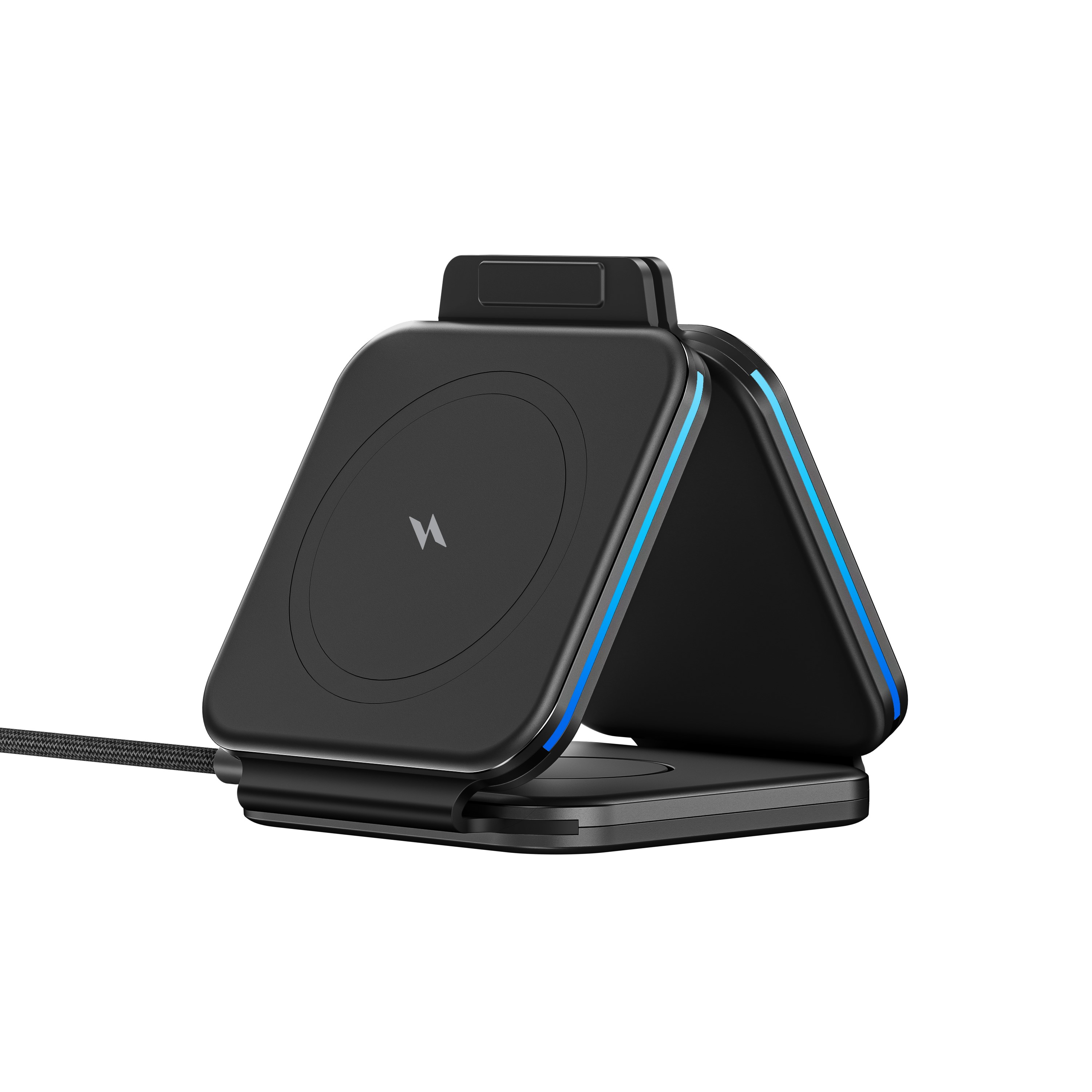 Amazingthing Explorer Pro Mag 三合一 PD15W 便攜式磁力充電器-黑 image number 1