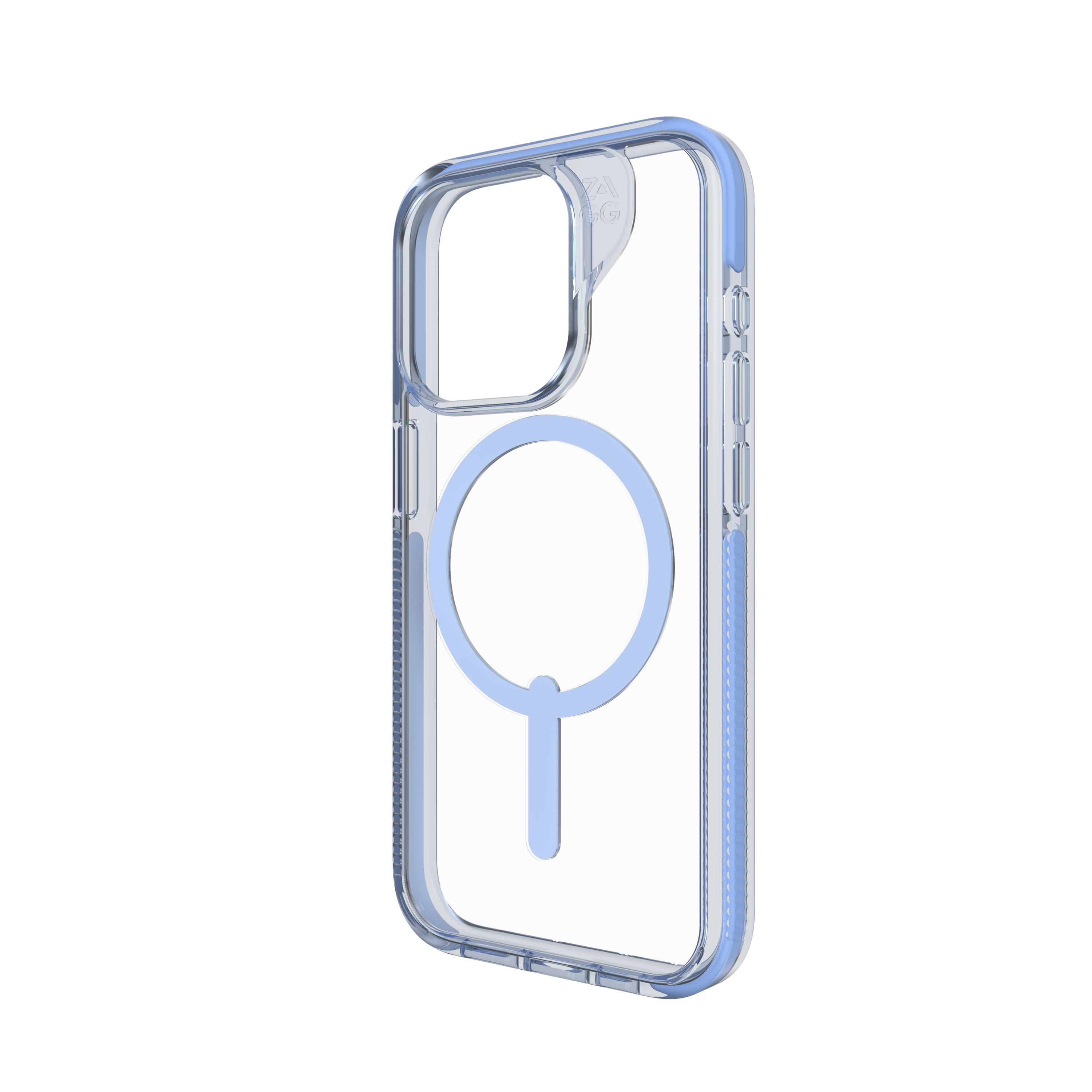 ZAGG Santa Cruz Snap Case (MagSafe) iPhone 15 Pro ClearBlue, Clear Blue, large image number 2