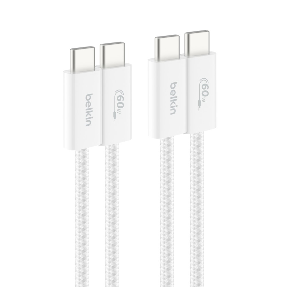 Belkin BoostCharge USB-C 至 USB-C 編織連接線 (60W/1.5米/2件裝) image number 0