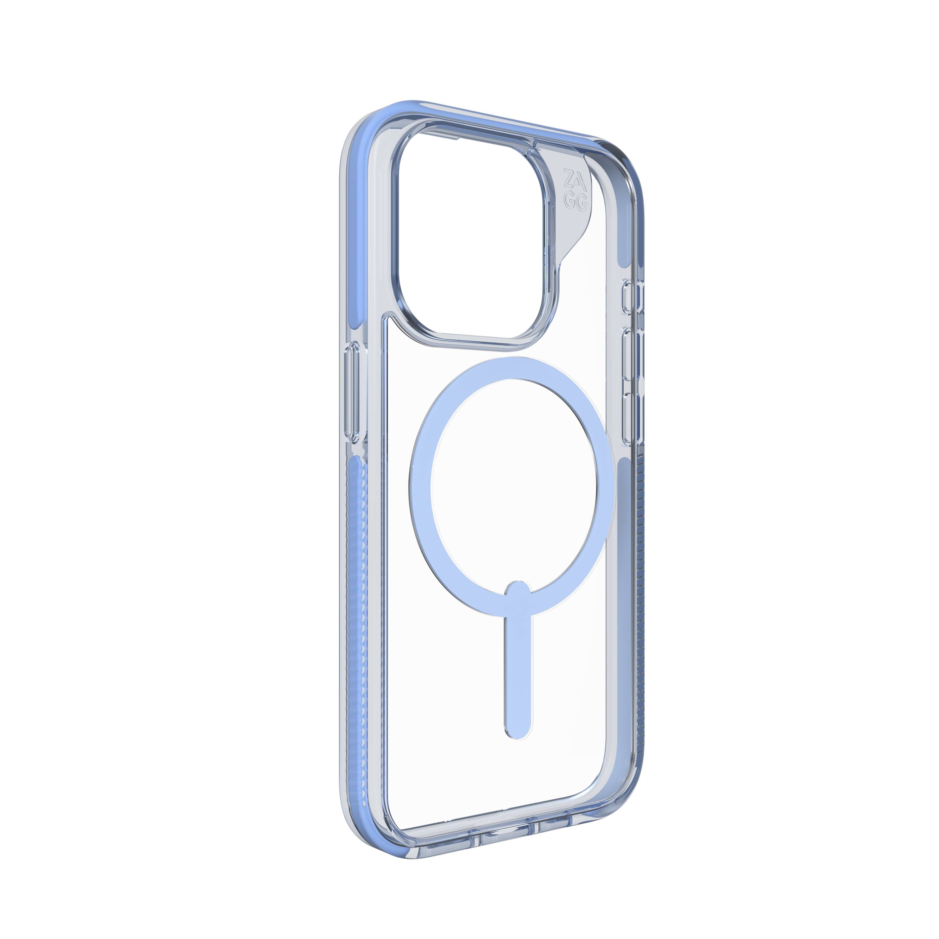 ZAGG Santa Cruz Snap Case (MagSafe) iPhone 15 Pro ClearBlue, Clear Blue, large image number 3