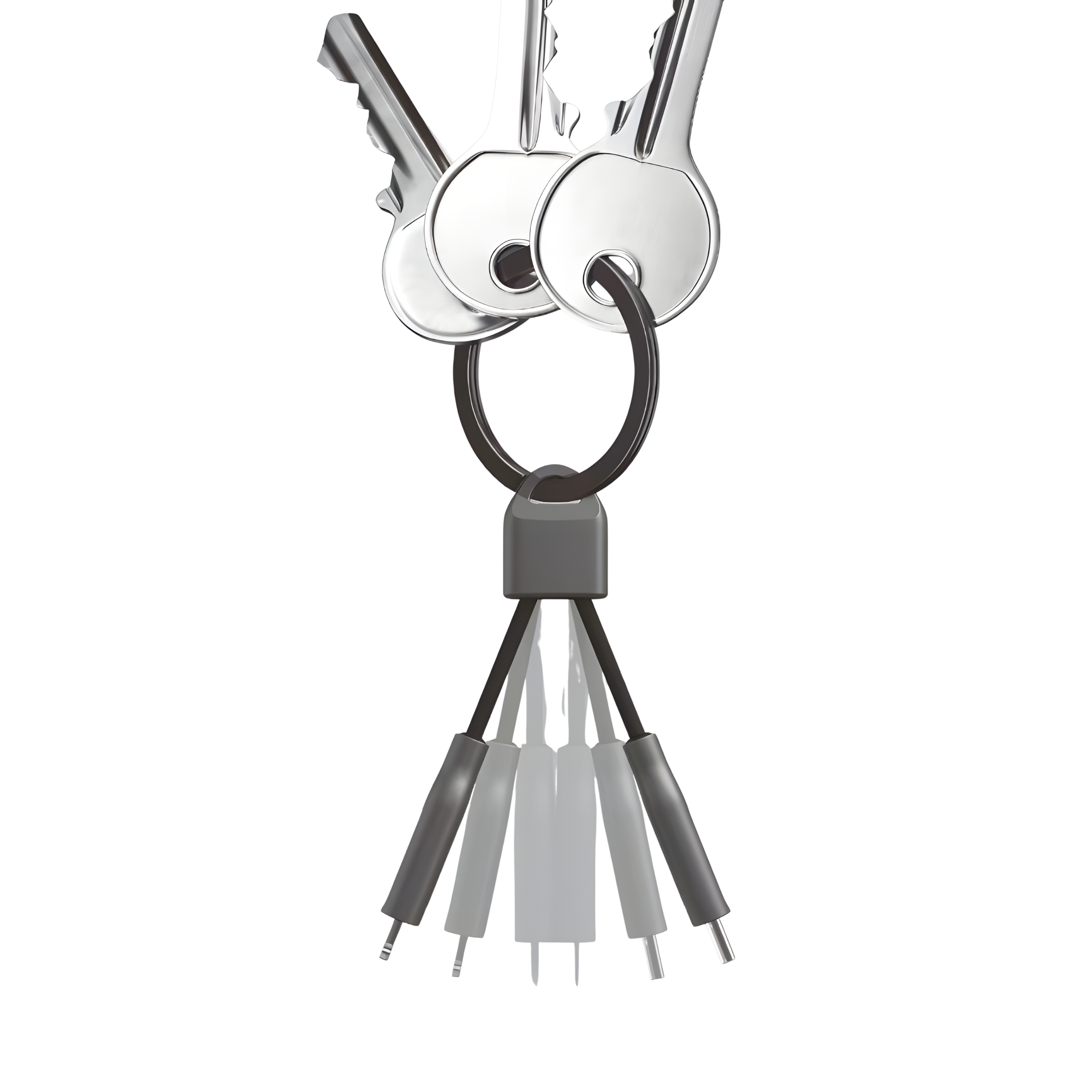 Travelmall USB-C 對 USB-C 鑰匙圈金屬充電線 image number 1