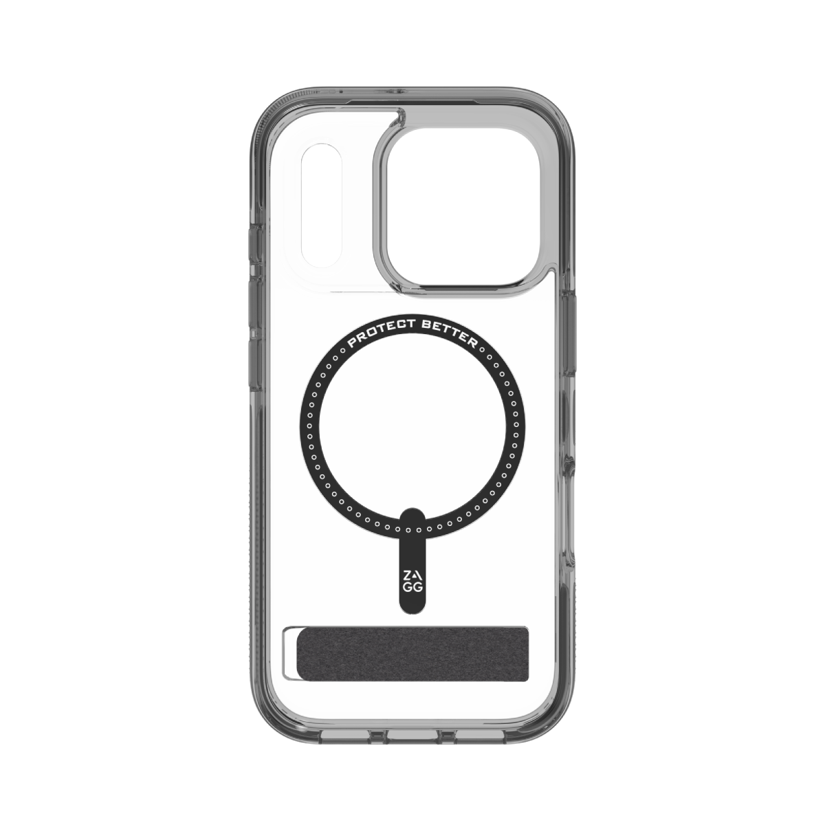 ZAGG Santa Cruz with KickStand (石墨烯) iPhone 17 Pro 手機殼 黑 image number 2