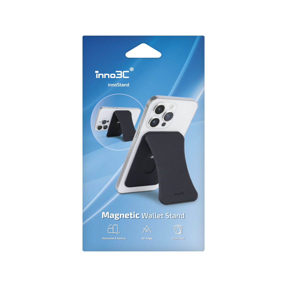inno3C i90 磁吸錢包支架 (黑色) image number 3