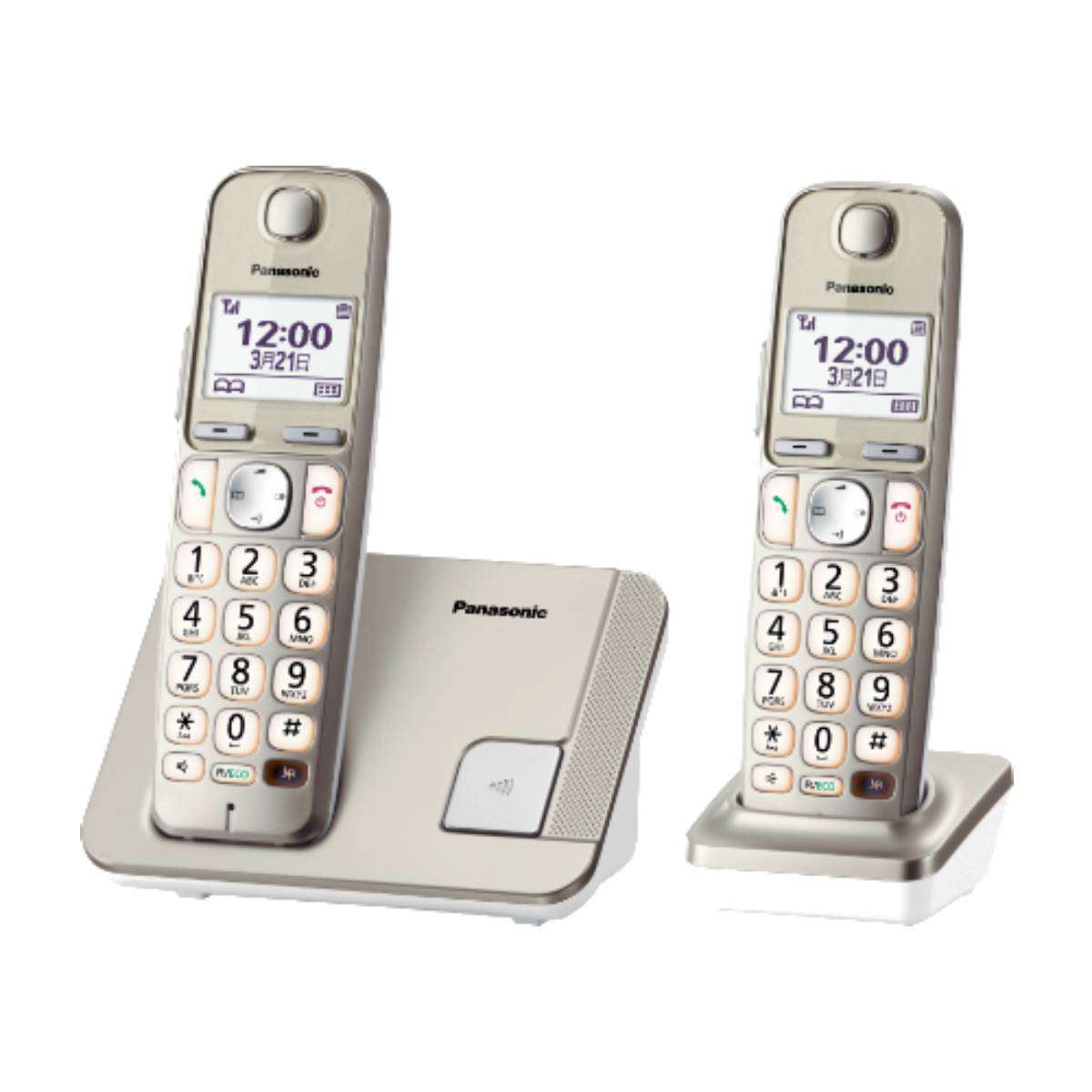 Panasonic KX-TGE212HKN Dect Phone - Champagne Gold, , large image number 0