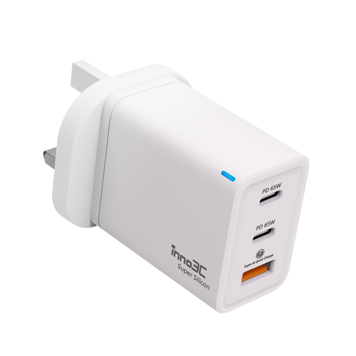inno3C i-65W Super Silicon 65W 3-Ports Fast Charger, , small image number 3