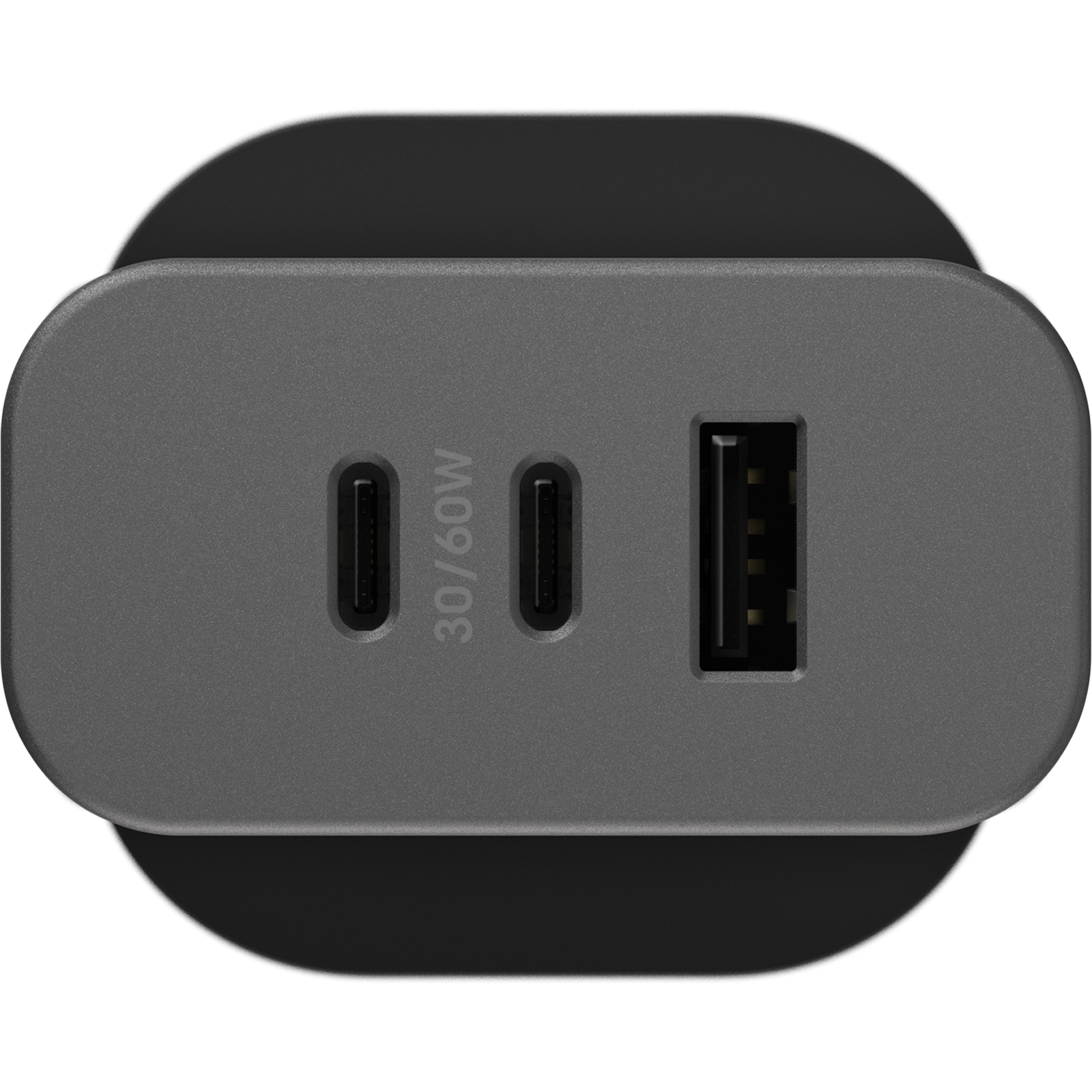 OtterBox Premium Pro 3-Port 72W GaN Wall Charger (Nightshade), , large image number 2