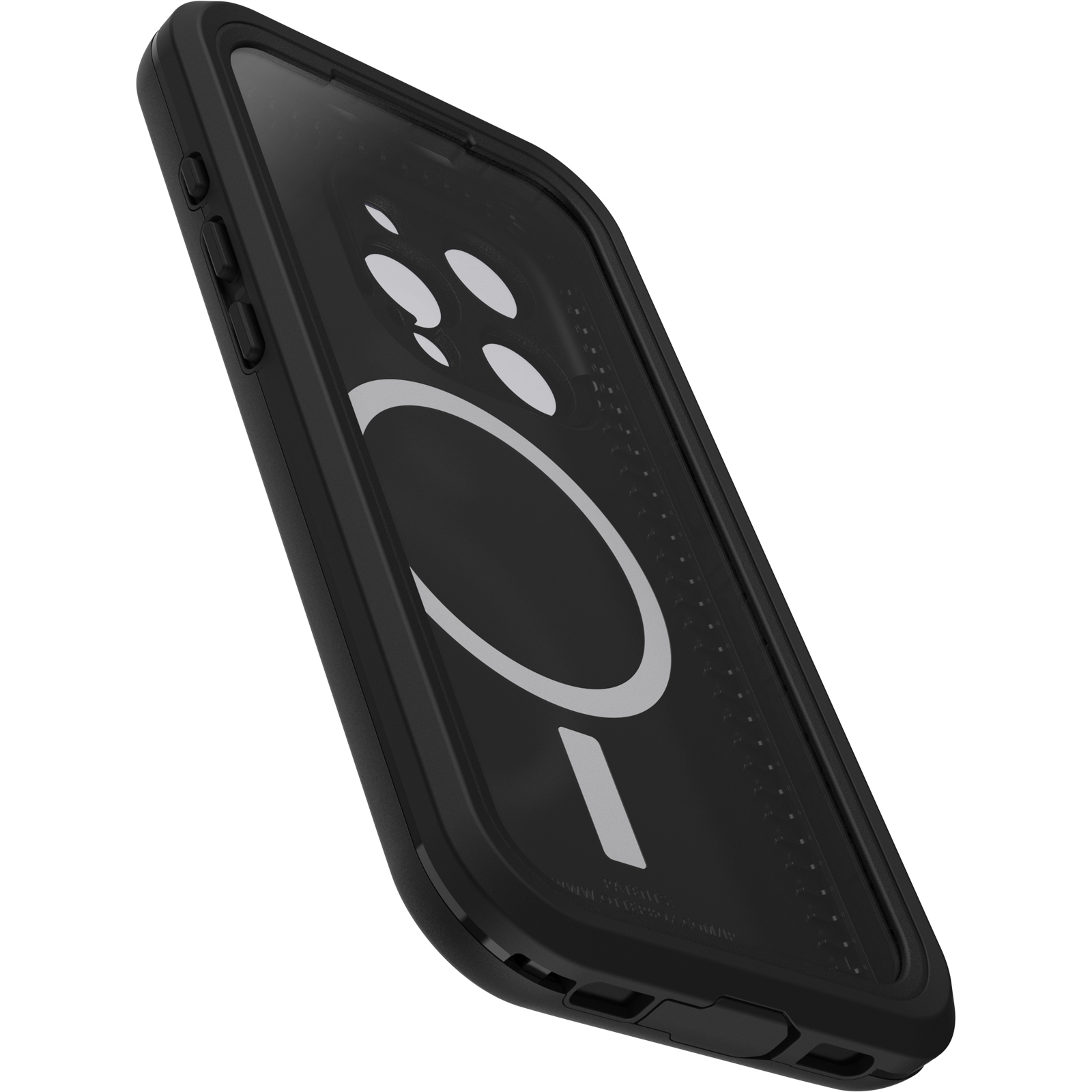 OtterBox iPhone 15 Pro Frē MagSafe 系列保護殼 (黑色) image number 2
