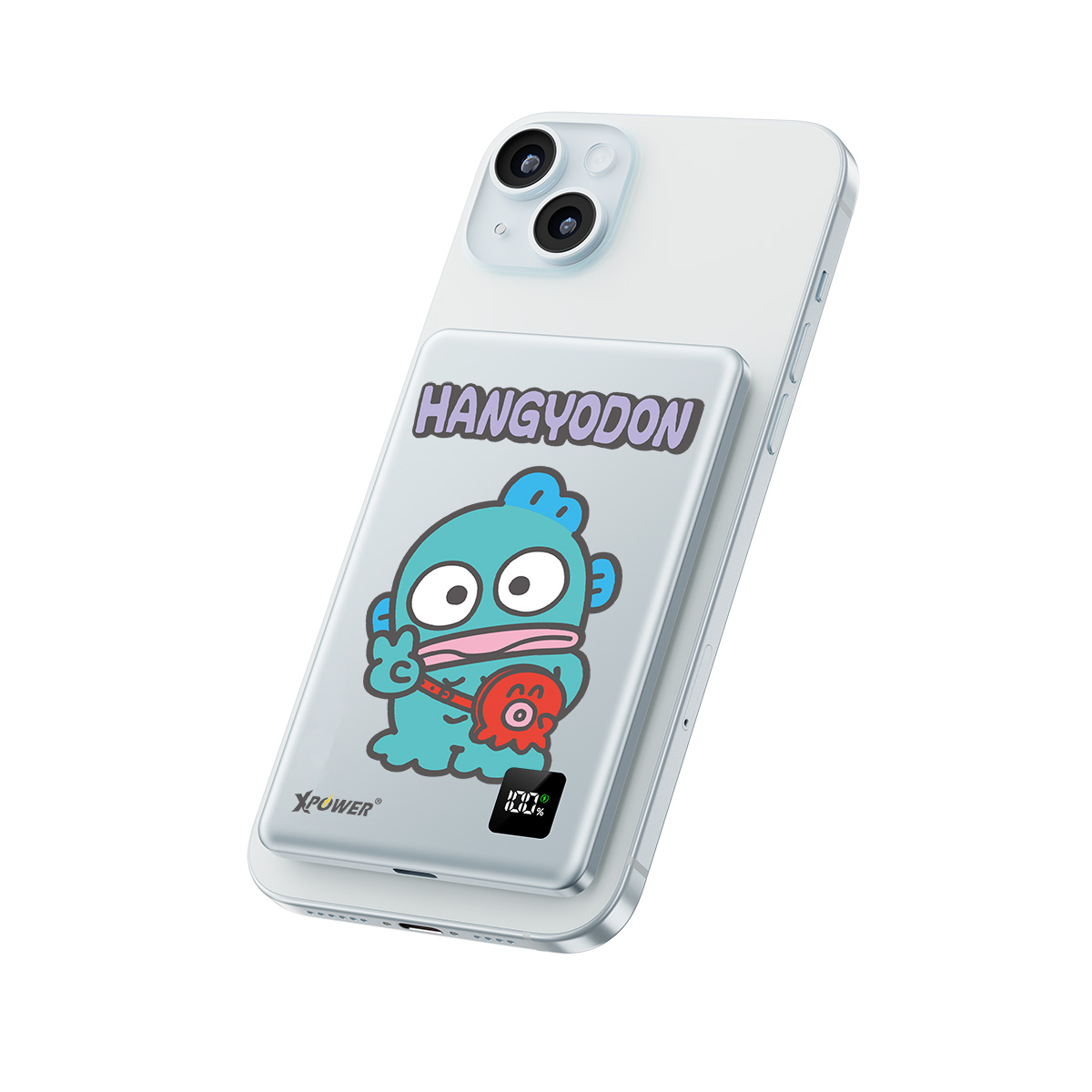 XPower x Sanrio 水怪 3合1磁吸+PD3.0 5000mAh鋁合金移動電源