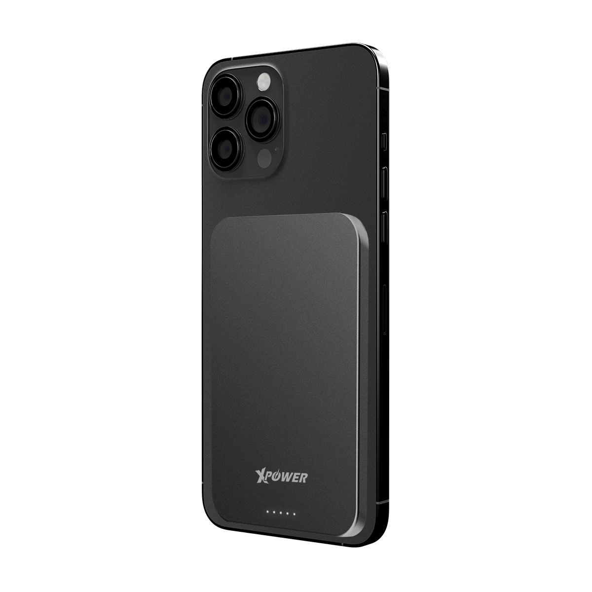 XPower M5A 2in1 Magnetic Charging PD Power Bank 5000mAh (Black), Black, large image number 1