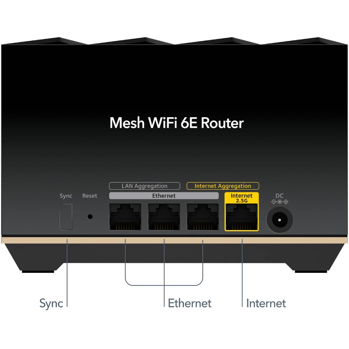 NETGEAR Nighthawk MR90 Tri-Band WiFi 6E Mesh Router, , large image number 1