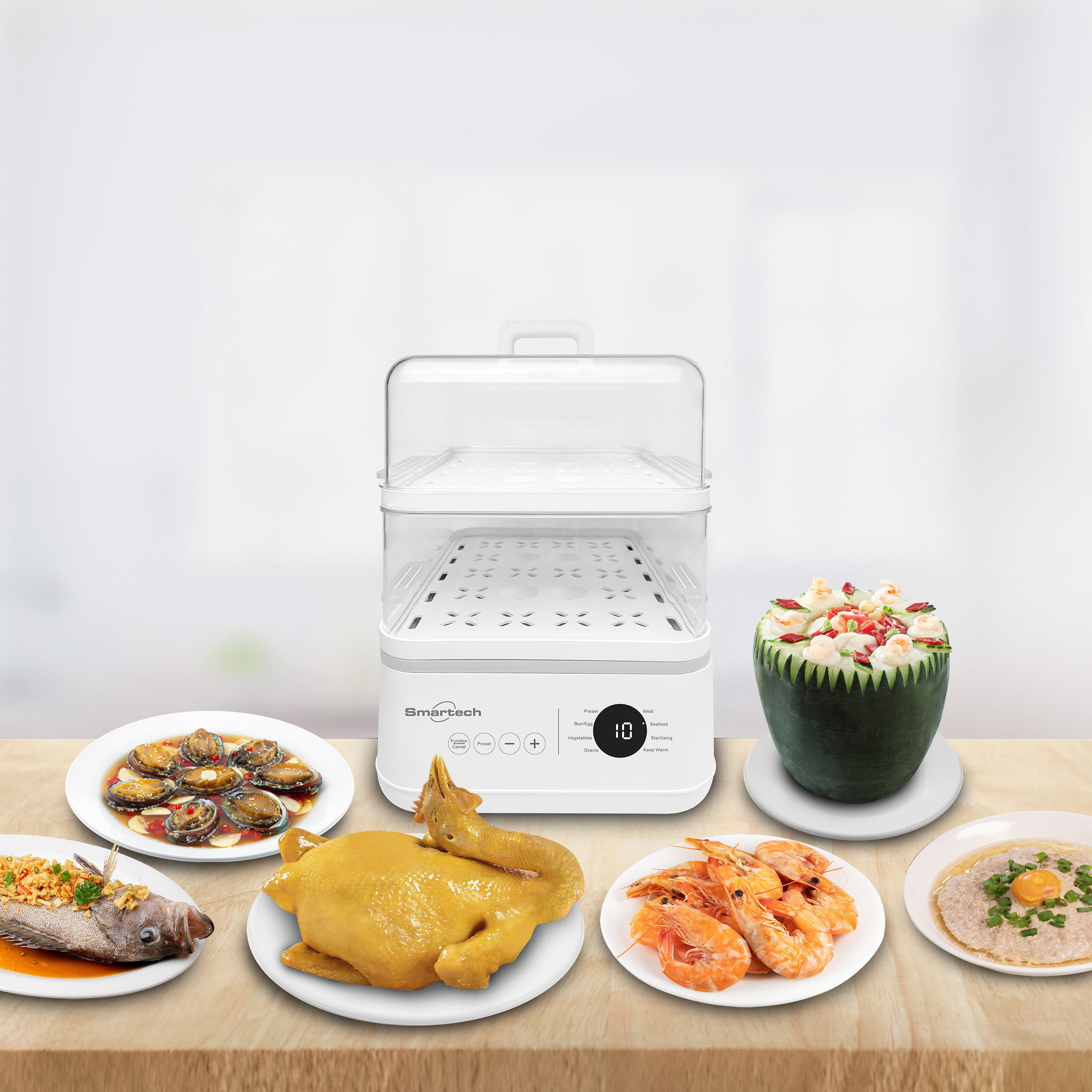 Smartech Smart Steamer Intelligent Food Steamer (SC-2428), , large image number 6