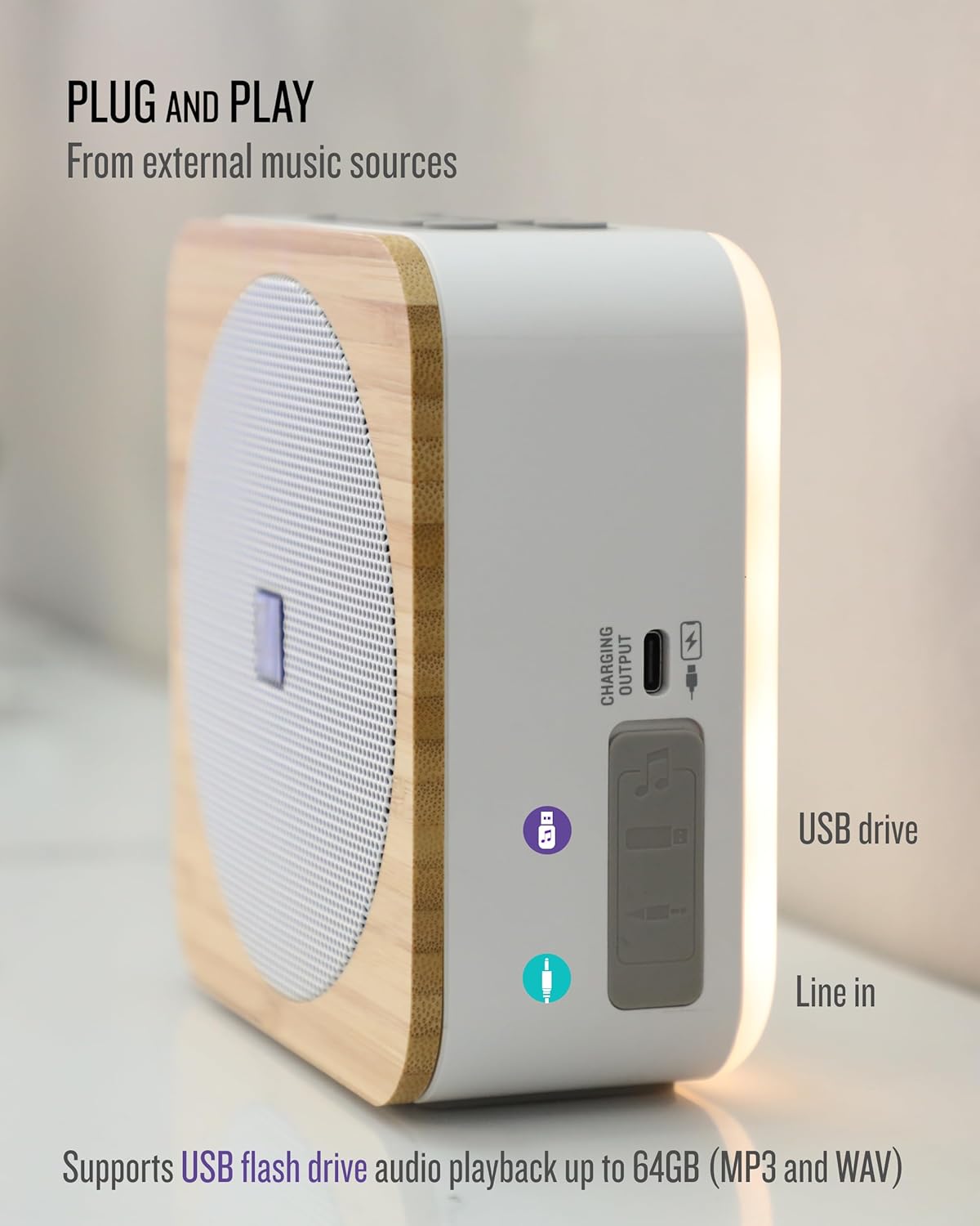 SOUNDFREAQ Sound Spot II Bluetooth Wireless Speaker White, , large image number 2