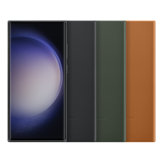 Samsung Galaxy S23 Ultra 皮革保護殼