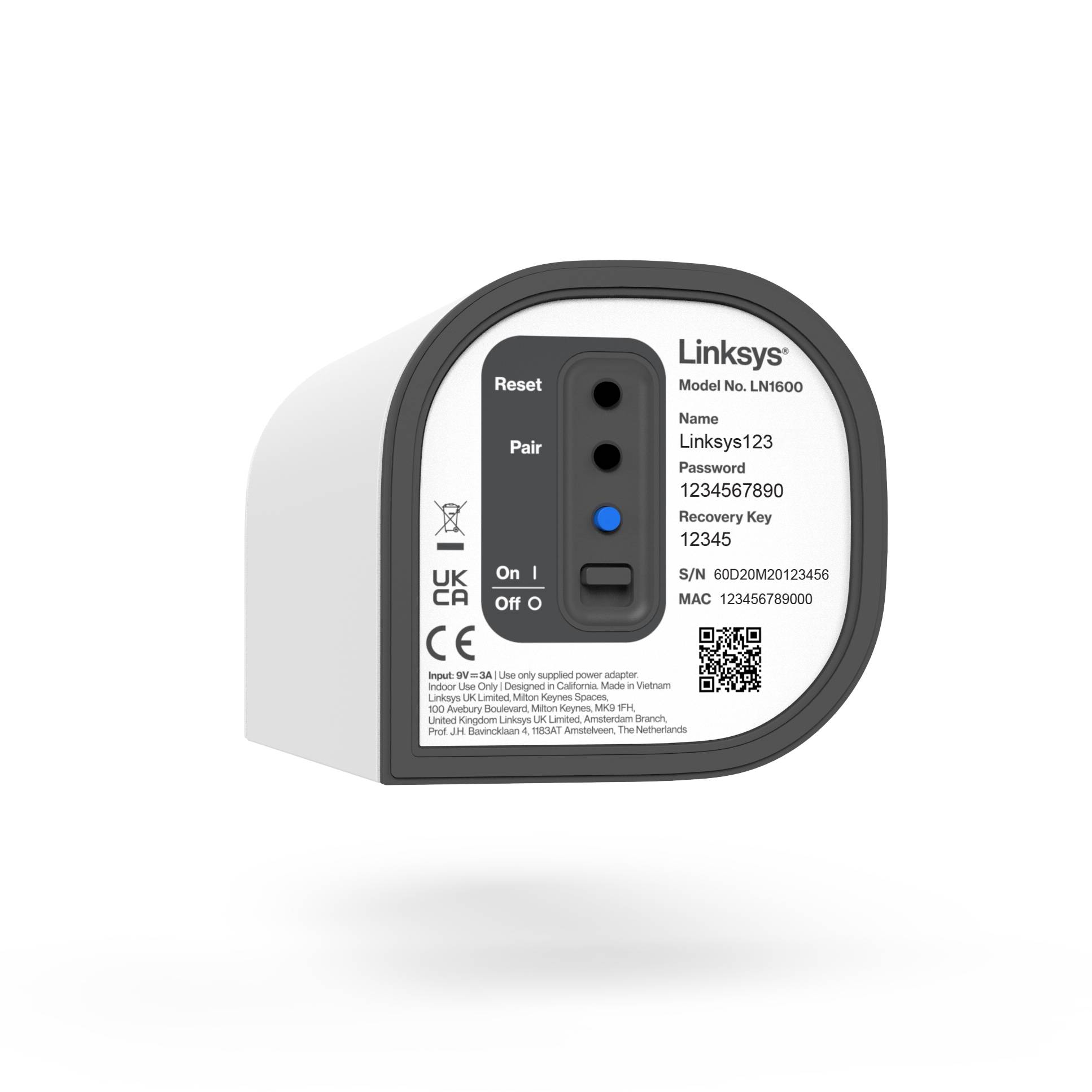 Linksys Velop Micro 7 雙頻 BE5000 Mesh WiFi 7 路由器 (LN1601) image number 3