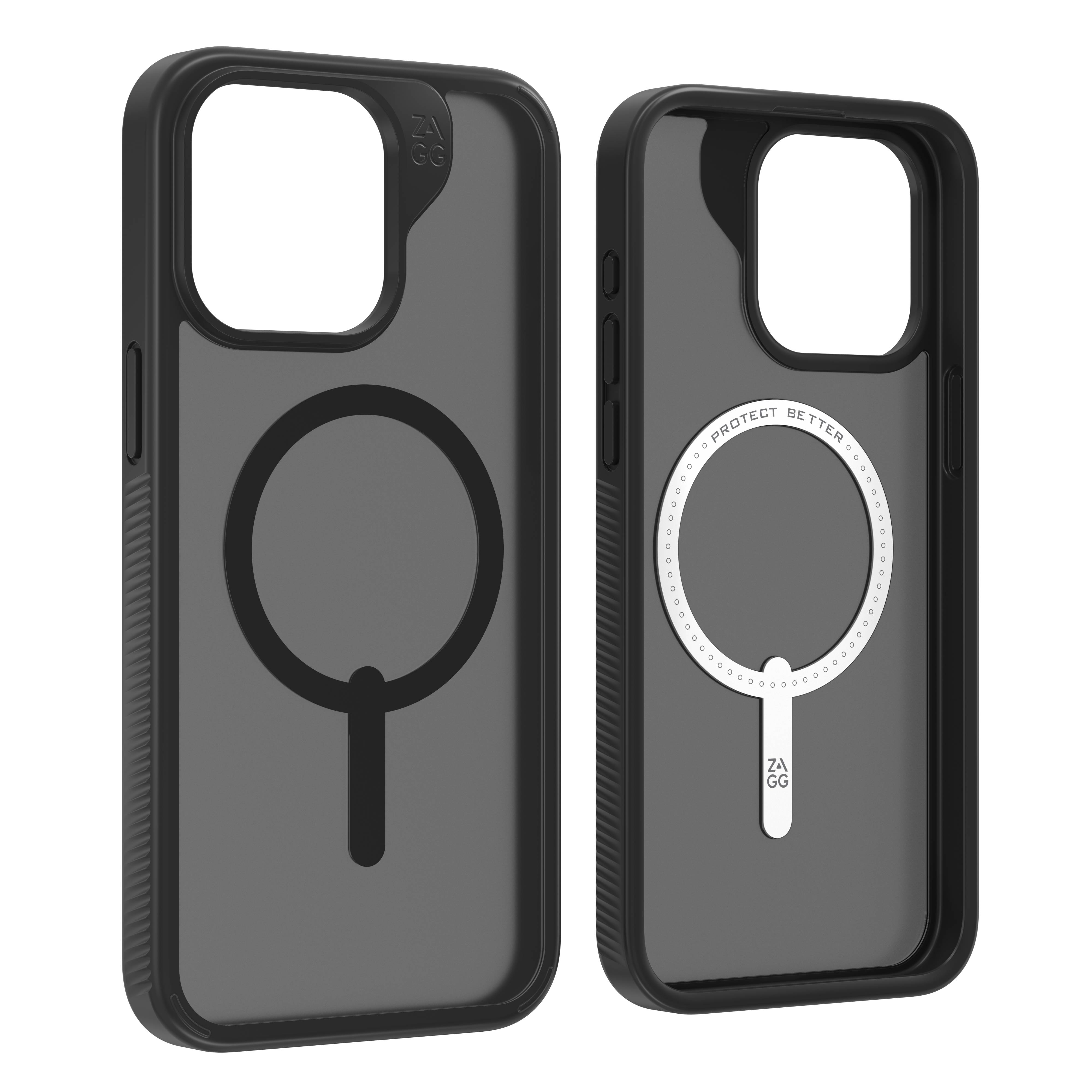 ZAGG Essential Hampton Snap Case (MagSafe) iPhone 15 Pro Max Matte Black, , large image number 2