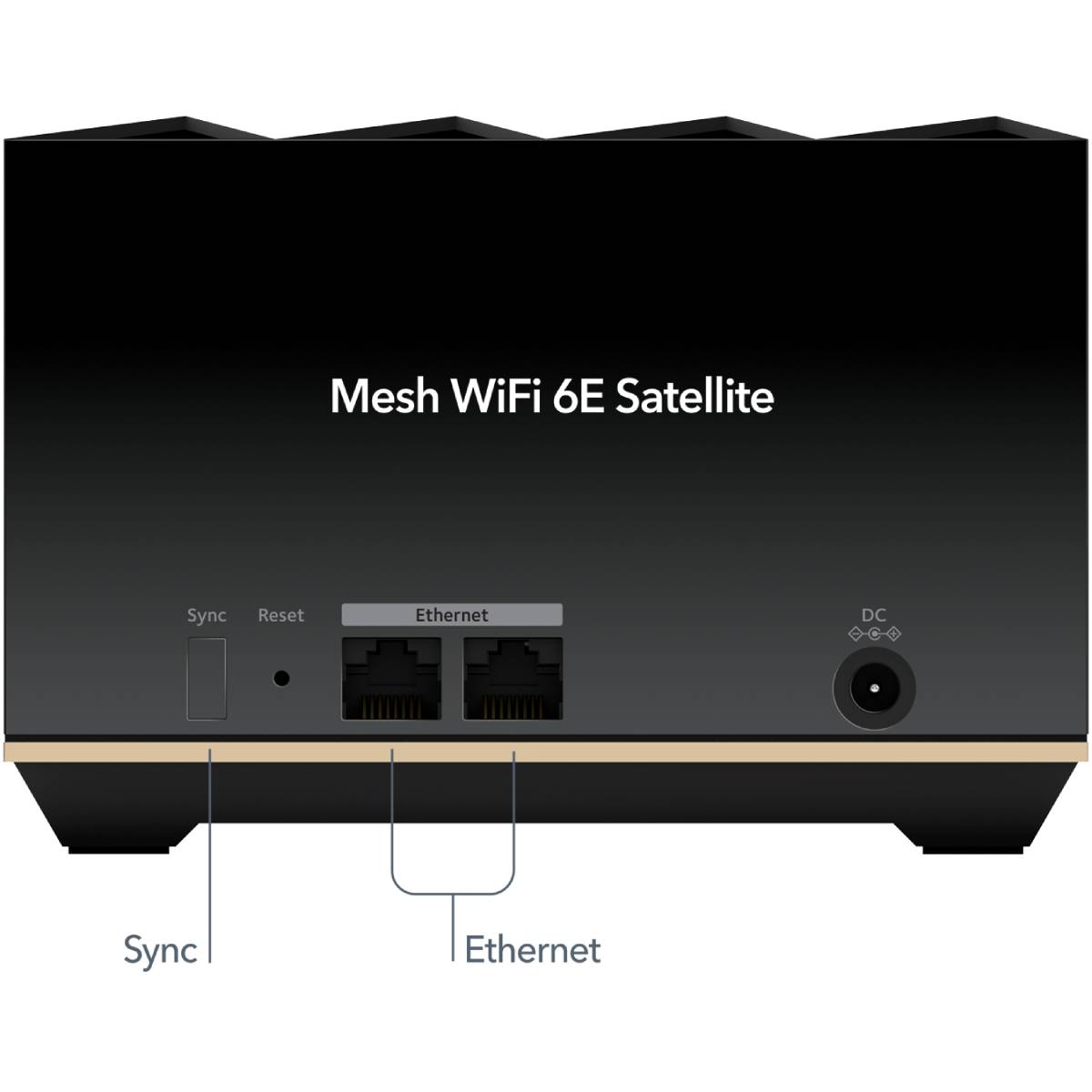 NETGEAR Nighthawk MS90 Tri-Band WiFi 6E Mesh Satellite, , large image number 1