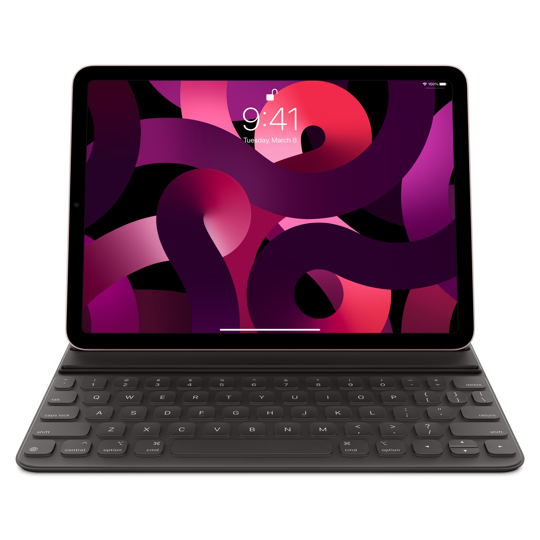 Apple 智慧型摺套連鍵盤適用於 iPad Pro 11 吋 (第 4 代) 及 iPad Air 11 吋 (M2) - 美式英文 image number 0
