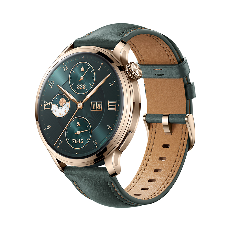 HONOR Watch 4 Pro Green (Leather Strap), , large image number 1