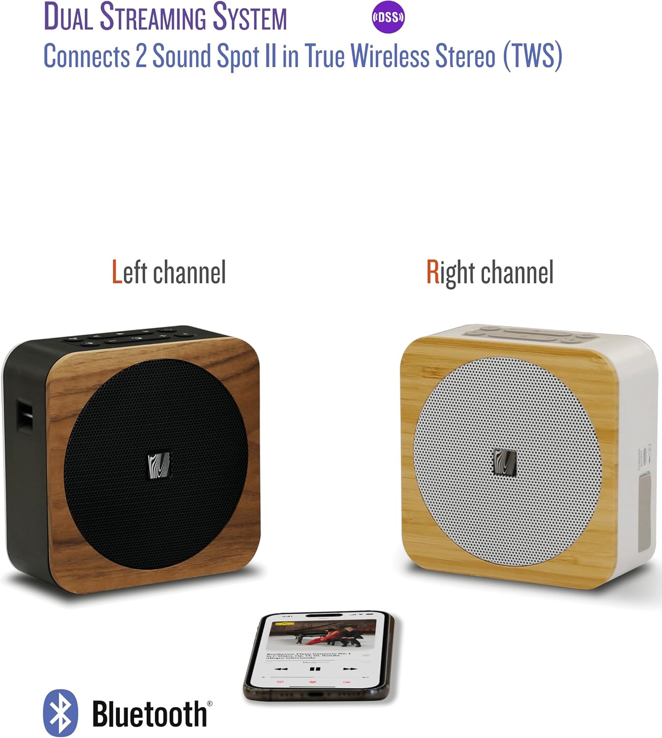 SOUNDFREAQ Sound Spot II Bluetooth Wireless Speaker White, , large image number 5