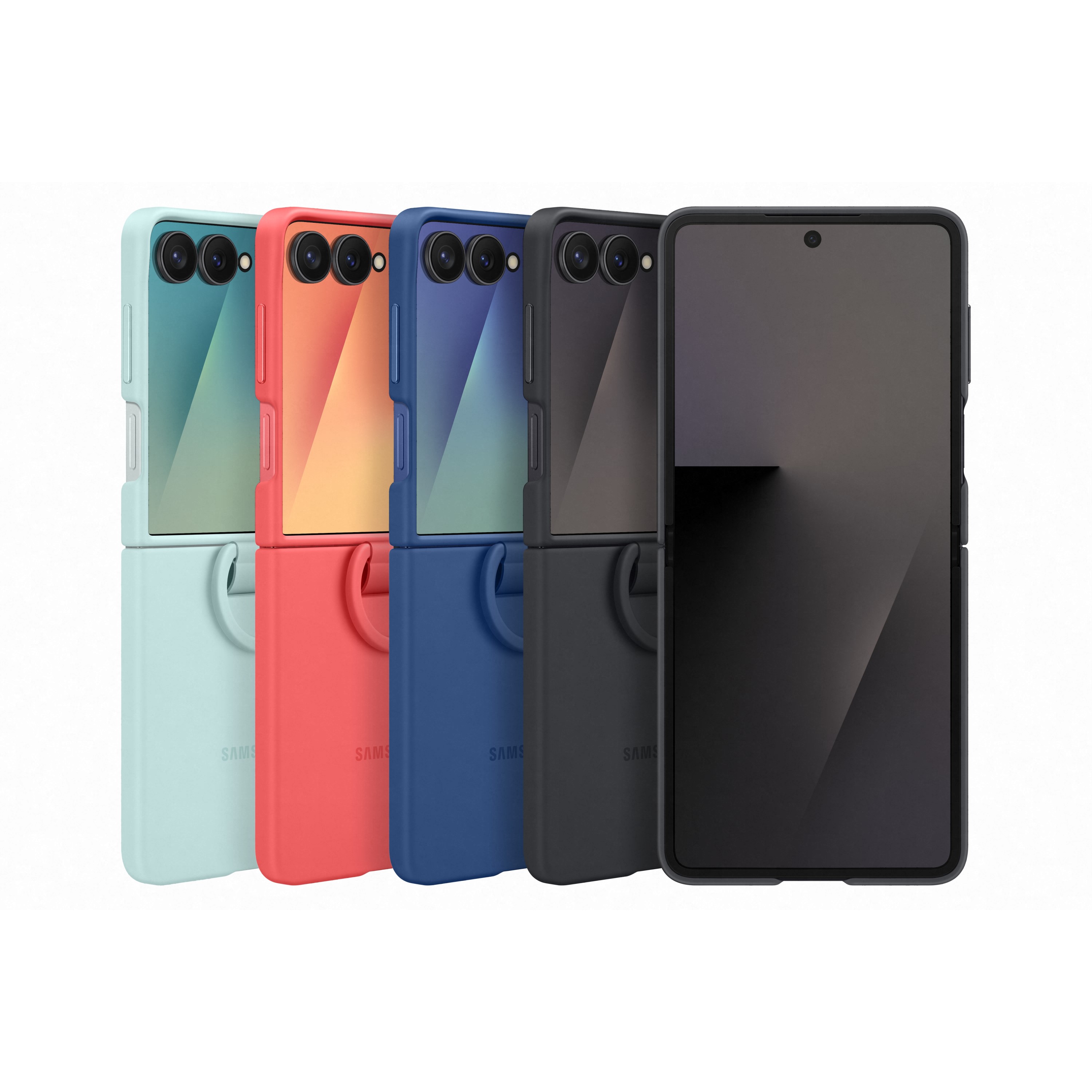 Samsung Galaxy Z Flip7 矽膠薄型保護殼(附指環扣) image number 0