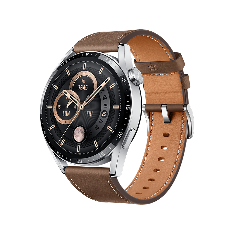 HUAWEI WATCH GT 3 46 mm Classic Edition (Brown Leather Strap)