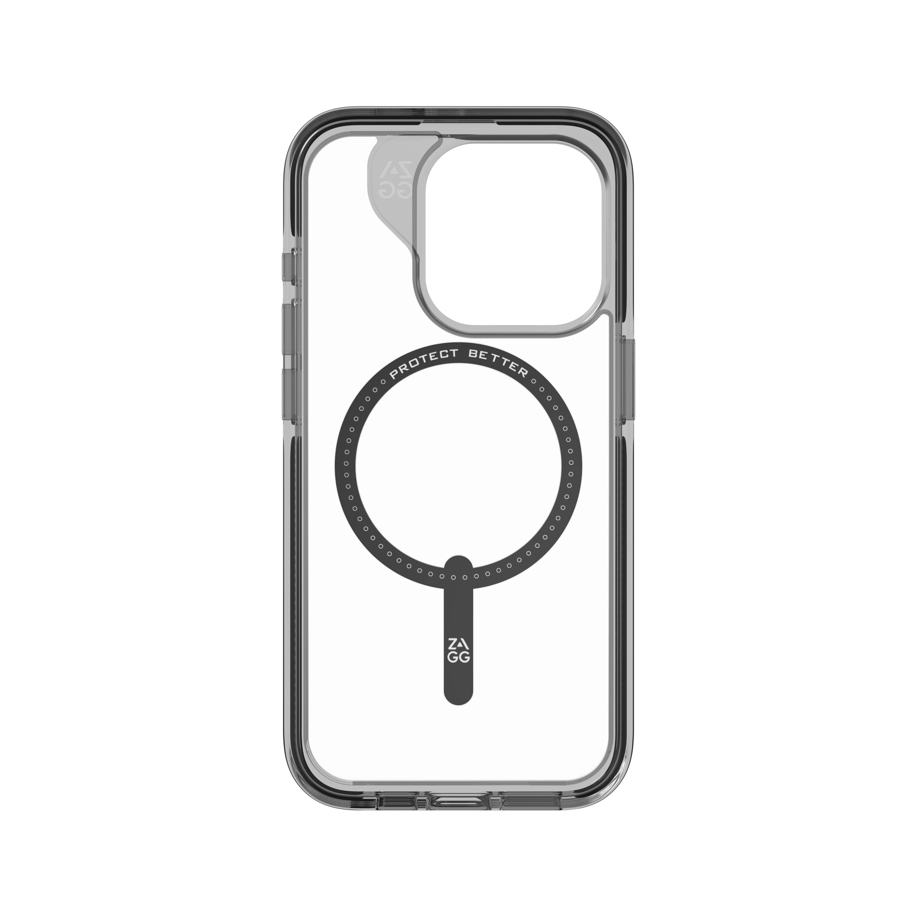 ZAGG Santa Cruz Snap Case (MagSafe) iPhone 15 Pro Max ClearBlack, Clear Black, large image number 0