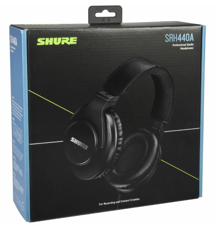 SHURE - SRH440A 專業錄音室監聽耳機 (黑色) image number 1