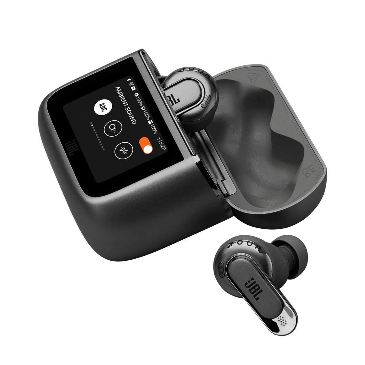 JBL Tour Pro 3 True Wireless Noise Cancelling Earbuds - Black, , large image number 3