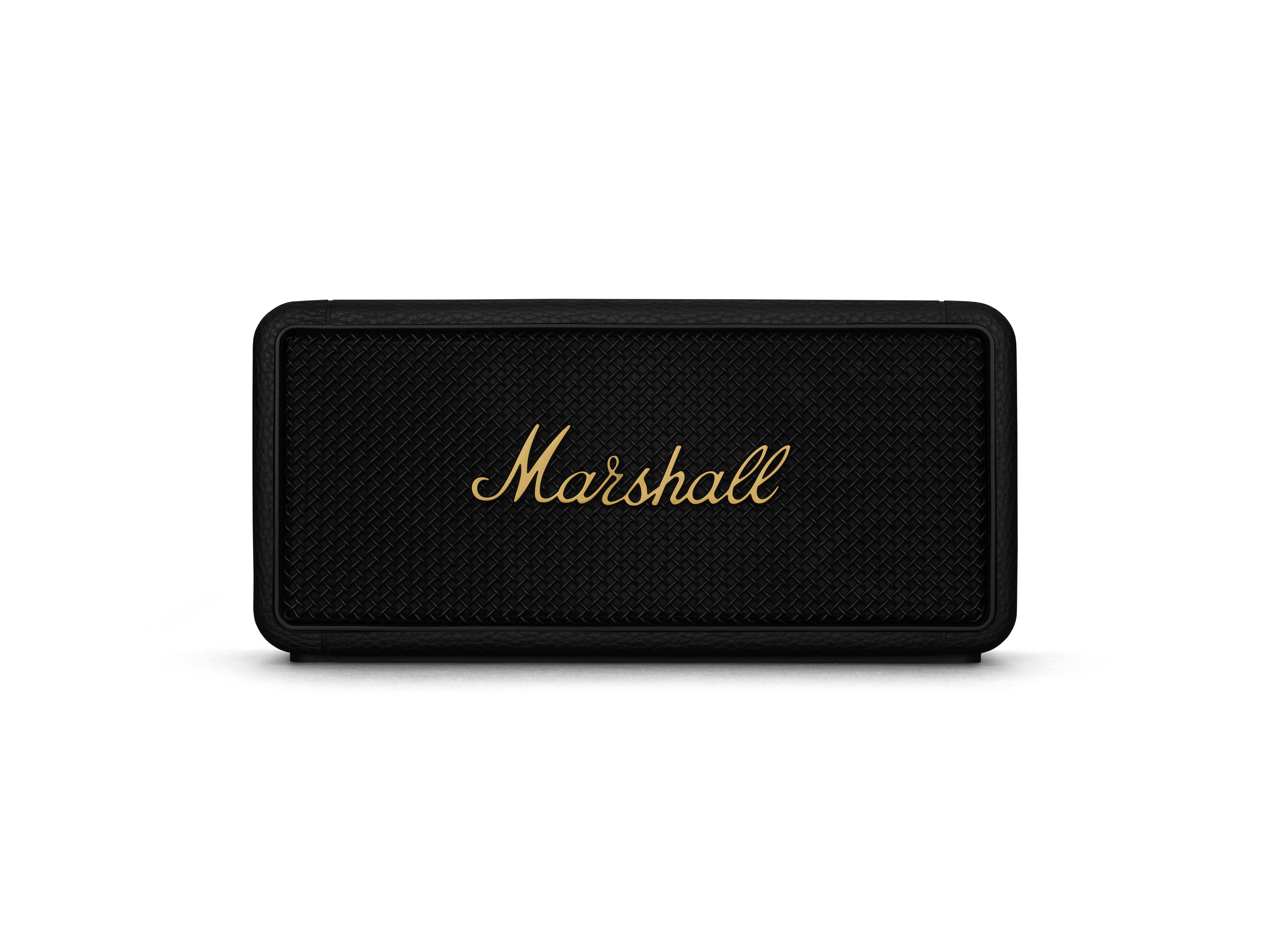 Marshall MIDDLETON Portable Bluetooth Speaker (Black & Brass), Black + Brass, large image number 0