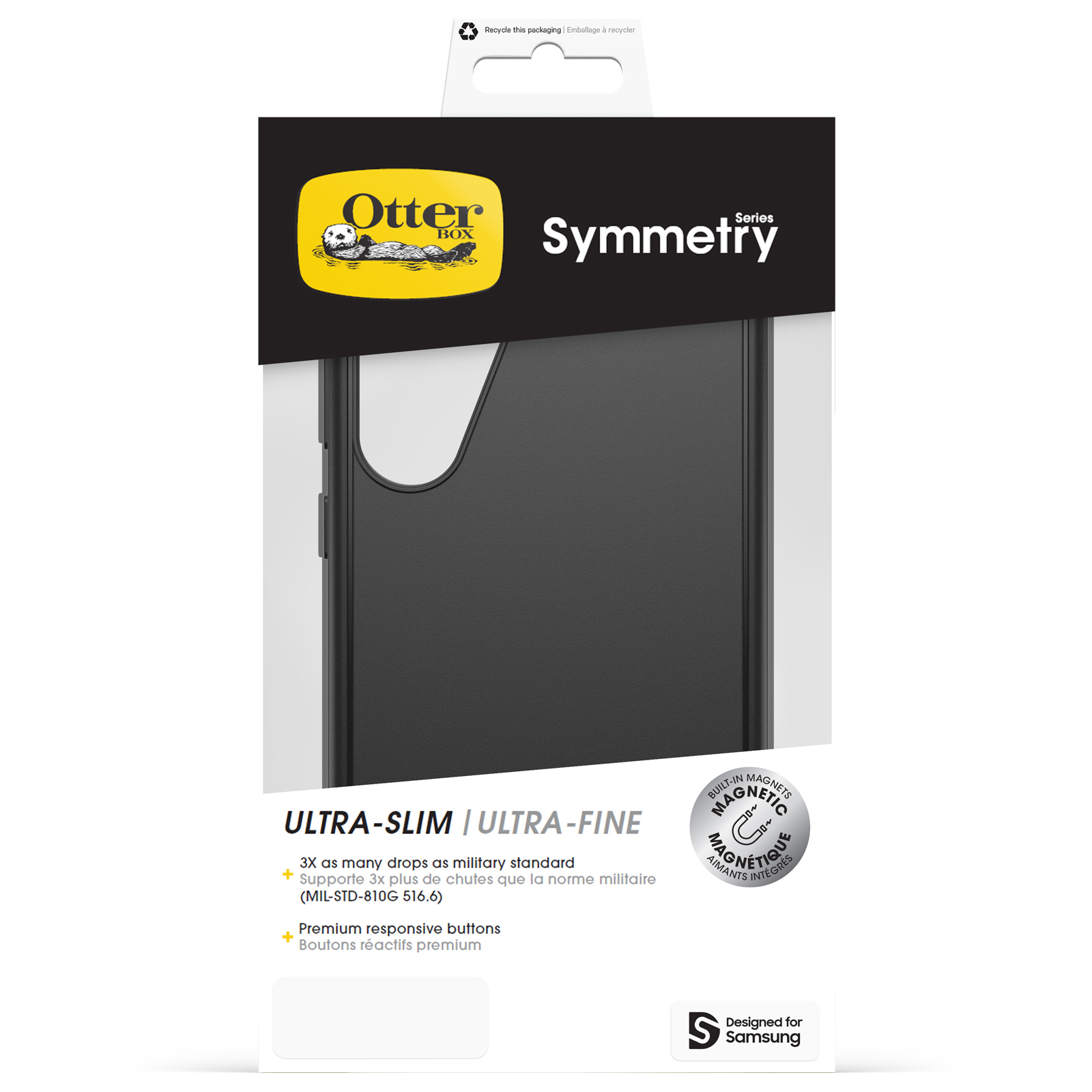 OtterBox Symmetry Magnets Samsung Galaxy S25+, , large image number 4