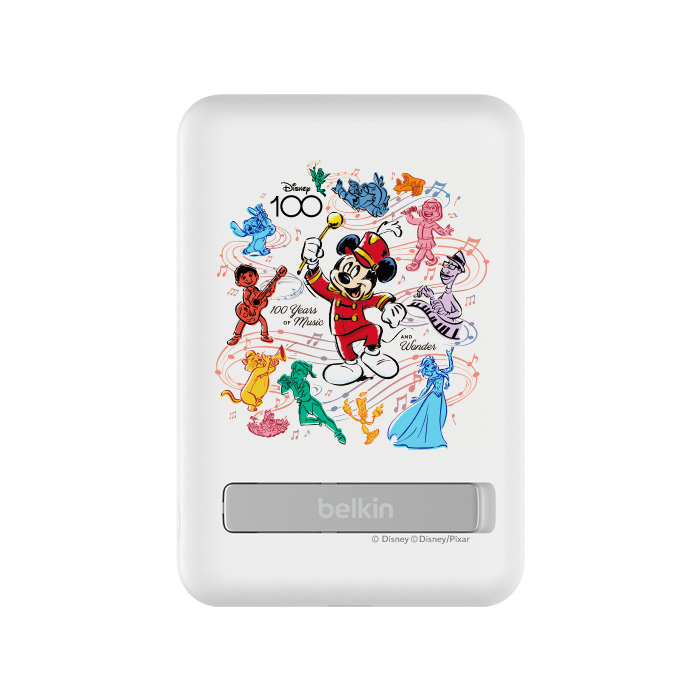 Belkin 5K Magnetic Wireless Power Bank - Disney100 (White)