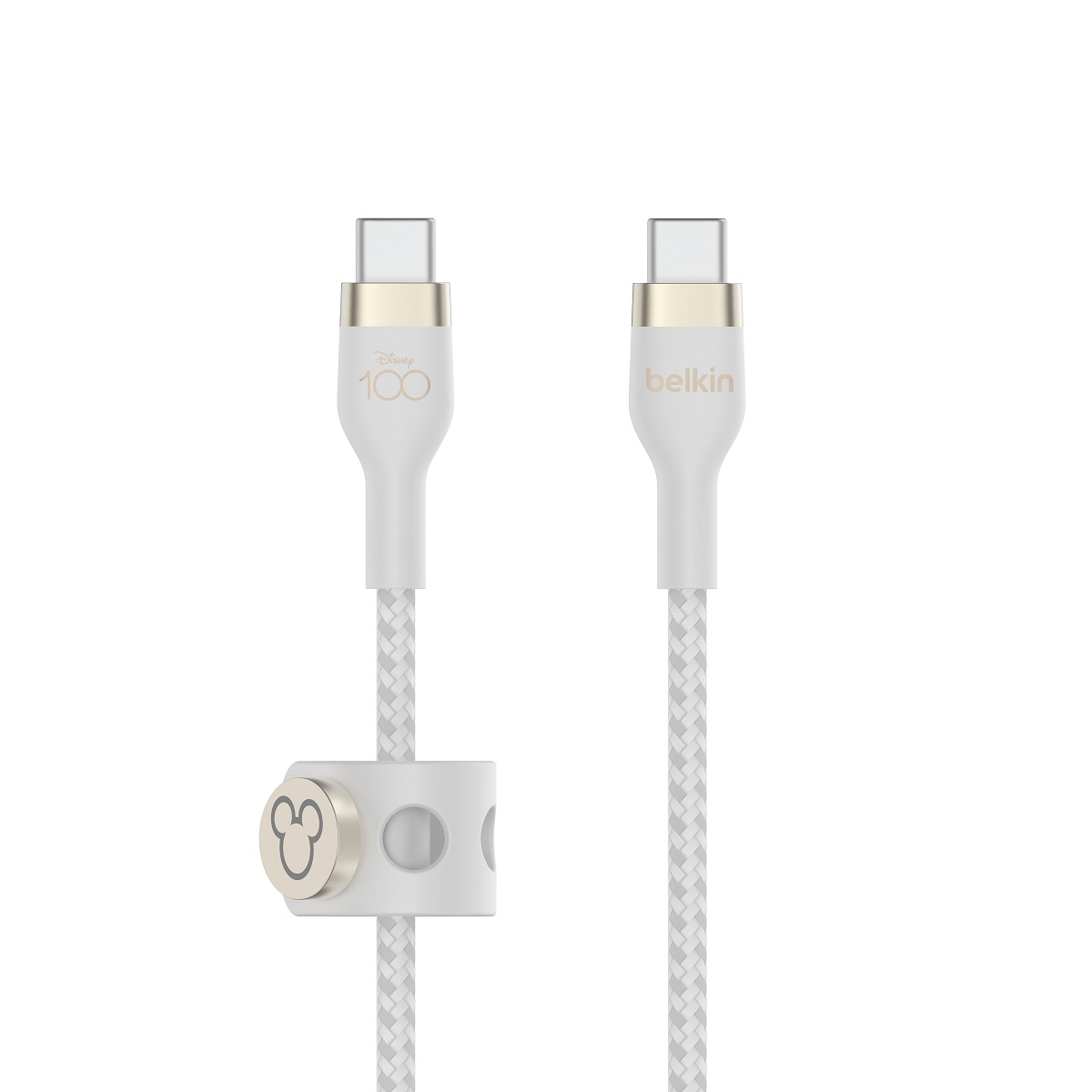 Belkin - BoostCharge Pro Flex USB-C to USB-C Cable (Disney Collection) (Disney 100th Anniversary - White)