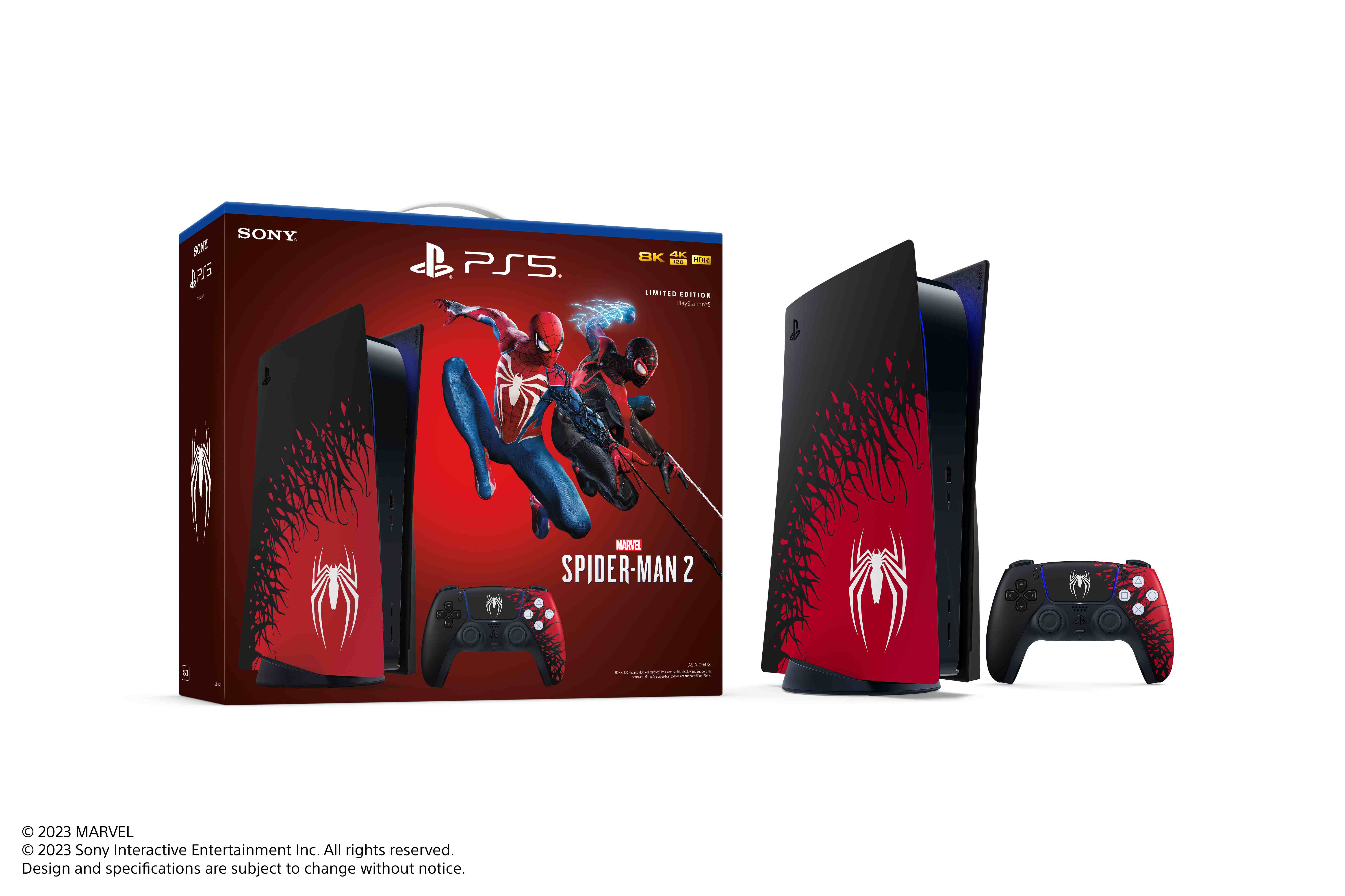 (預售)PlayStation®5主機 -《Marvel’s Spider-Man 2》限量版同捆組 (ASIA-00476)
