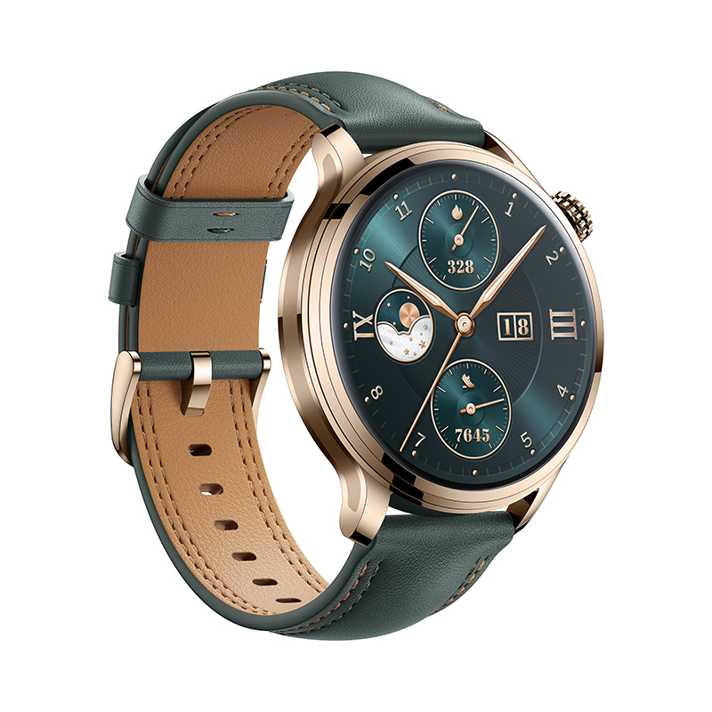 HONOR Watch 4 Pro Green (Leather Strap), , large image number 2