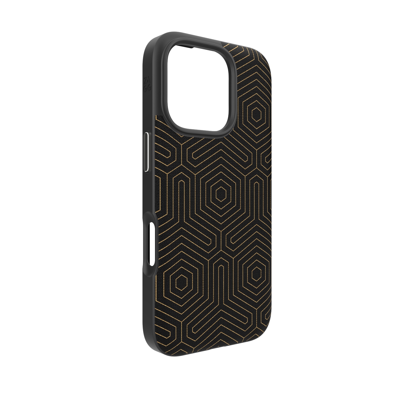 ZAGG London Snap (Graphene) iPhone 16 Pro Max Phone Case Black Hexagon, , large image number 4