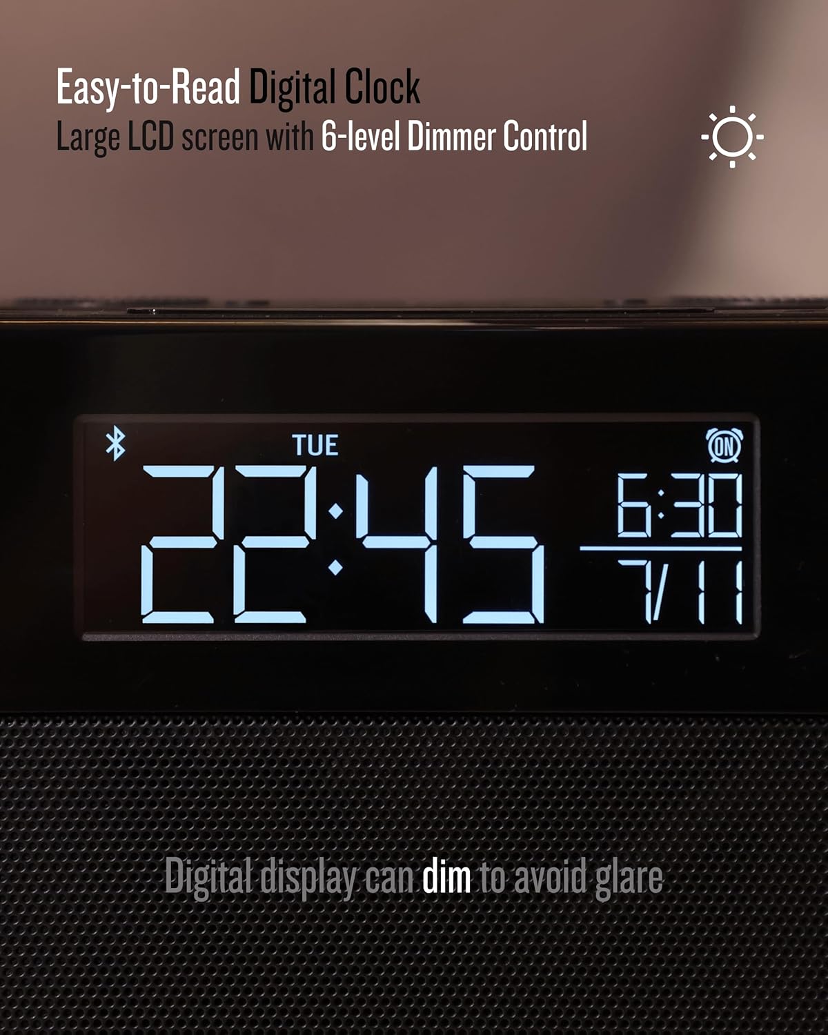 SOUNDFREAQ Sound Rise II Wireless Speaker & Alarm Clock Black, , large image number 4