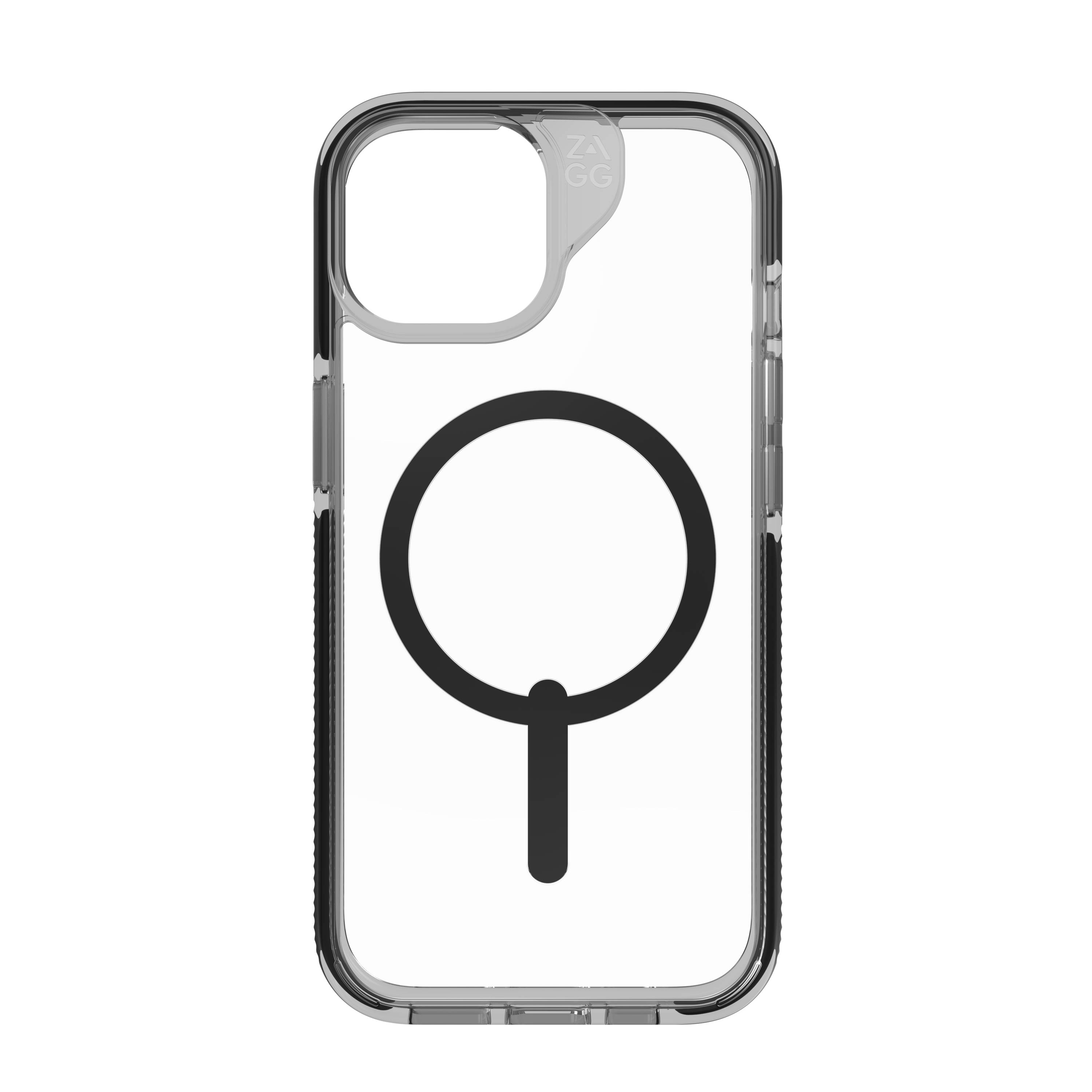 ZAGG Santa Cruz Snap Case (MagSafe) iPhone 15 透明黑邊 image number 1