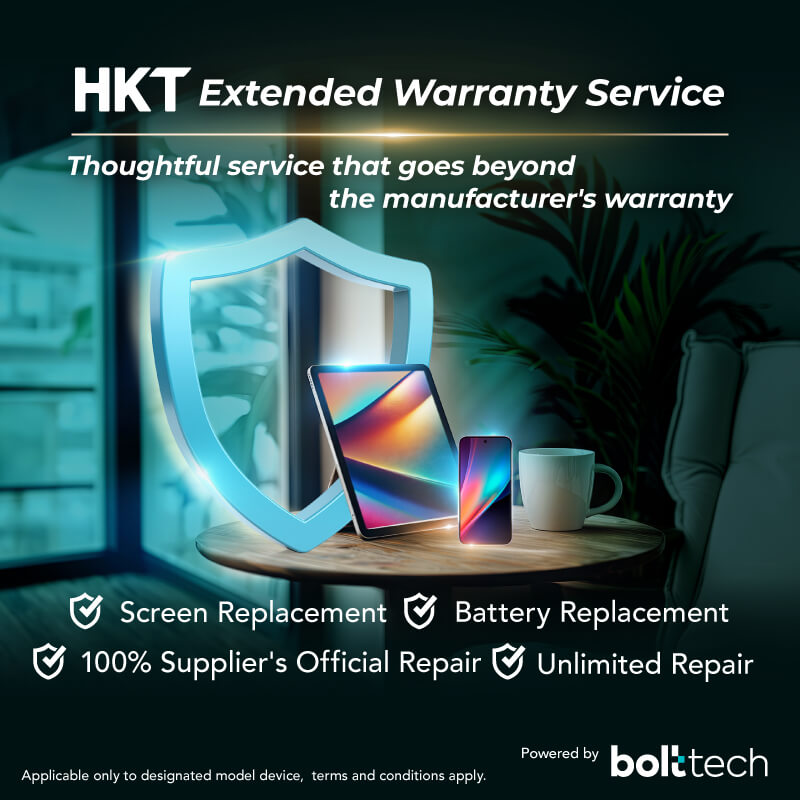 HKT Extended Warranty (Mobile and Tablet) One year service image number 1