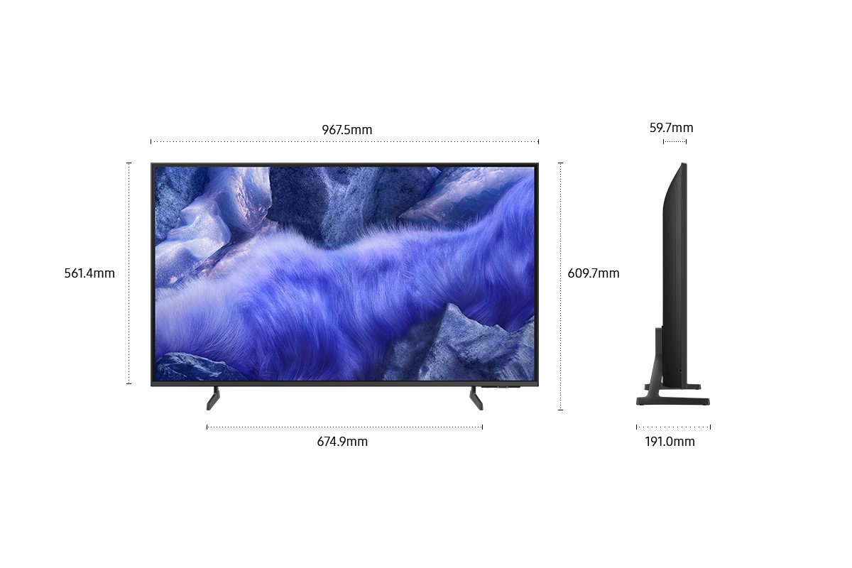 Samsung 43" QLED Q7F4 4K Vision AI Smart TV, , large image number 3