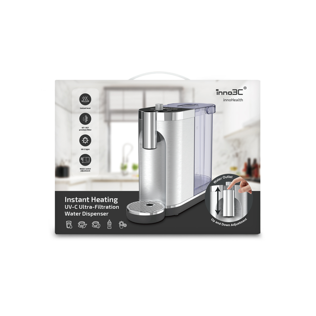 inno3C i-WD25 即熱UV-C超濾飲水機 及 i-WD25UF 超濾濾芯組合 image number 5