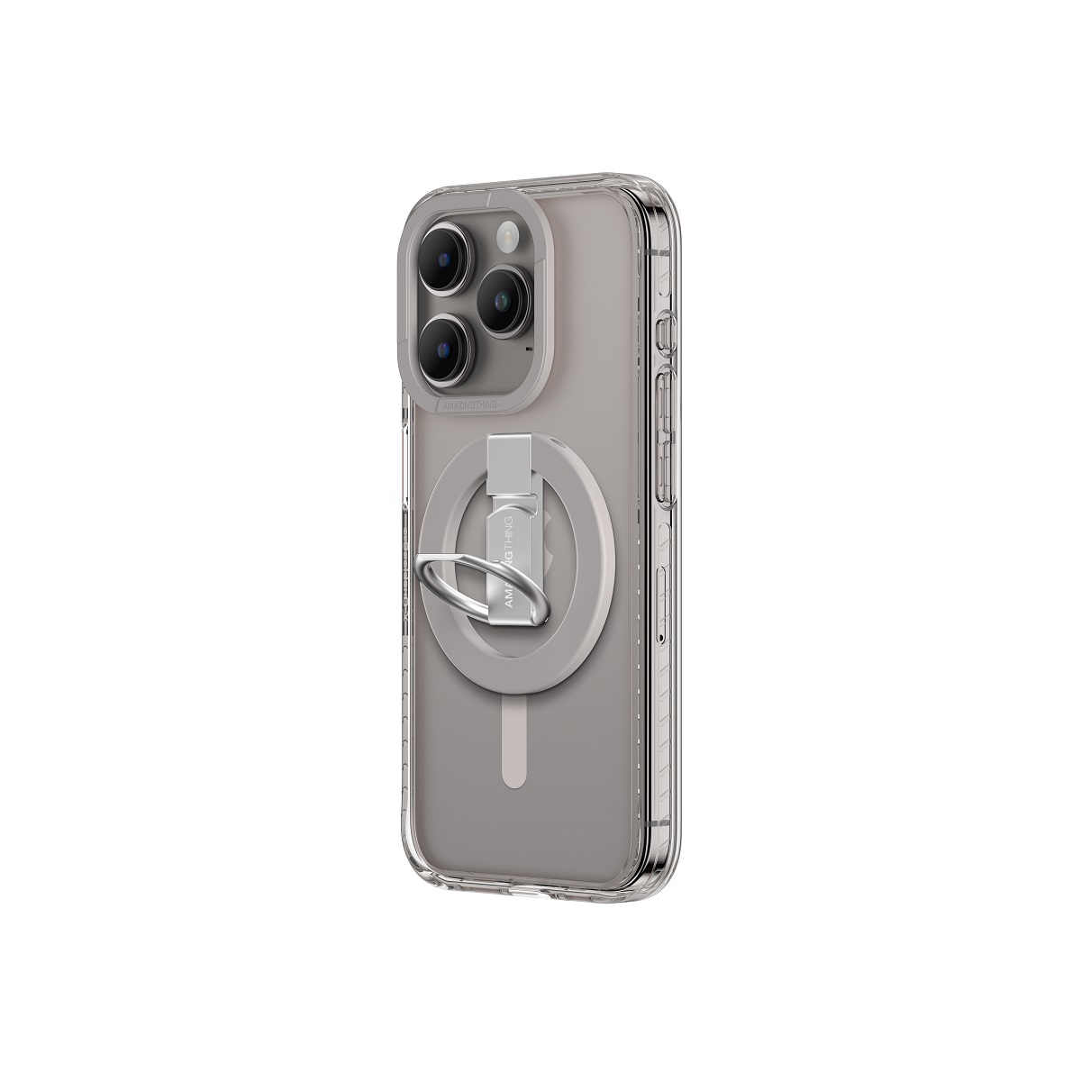 AMAZINGTHING iPhone 15 Pro Titan Pro Mag Grip Drop Proof Case