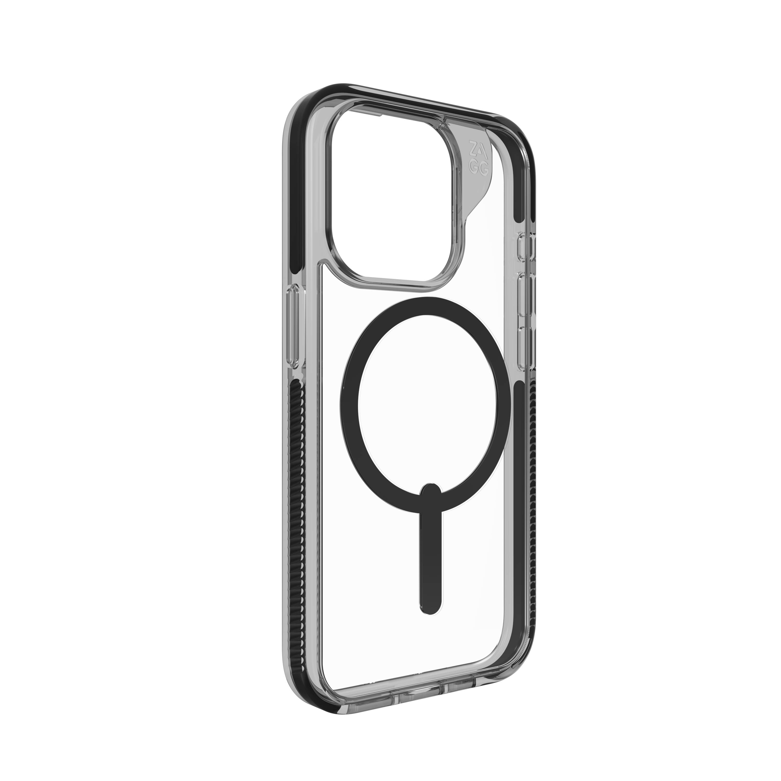 ZAGG Santa Cruz Snap Case (MagSafe) iPhone 15 Pro Max ClearBlack, Clear Black, large image number 3