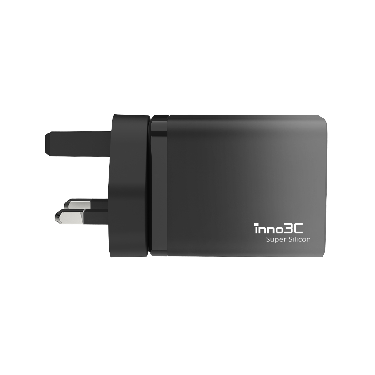inno3C i-65WT Super Silicon 65W 3-Ports Travel Fast Charger (Black Gradient), , large image number 1