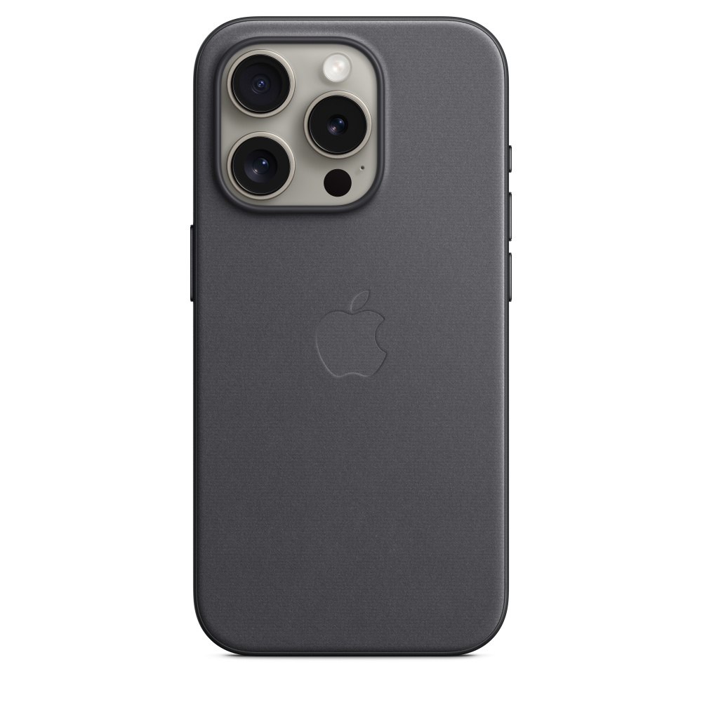 iPhone 15 Pro FineWoven Case with MagSafe - Black, Black, large image number 0