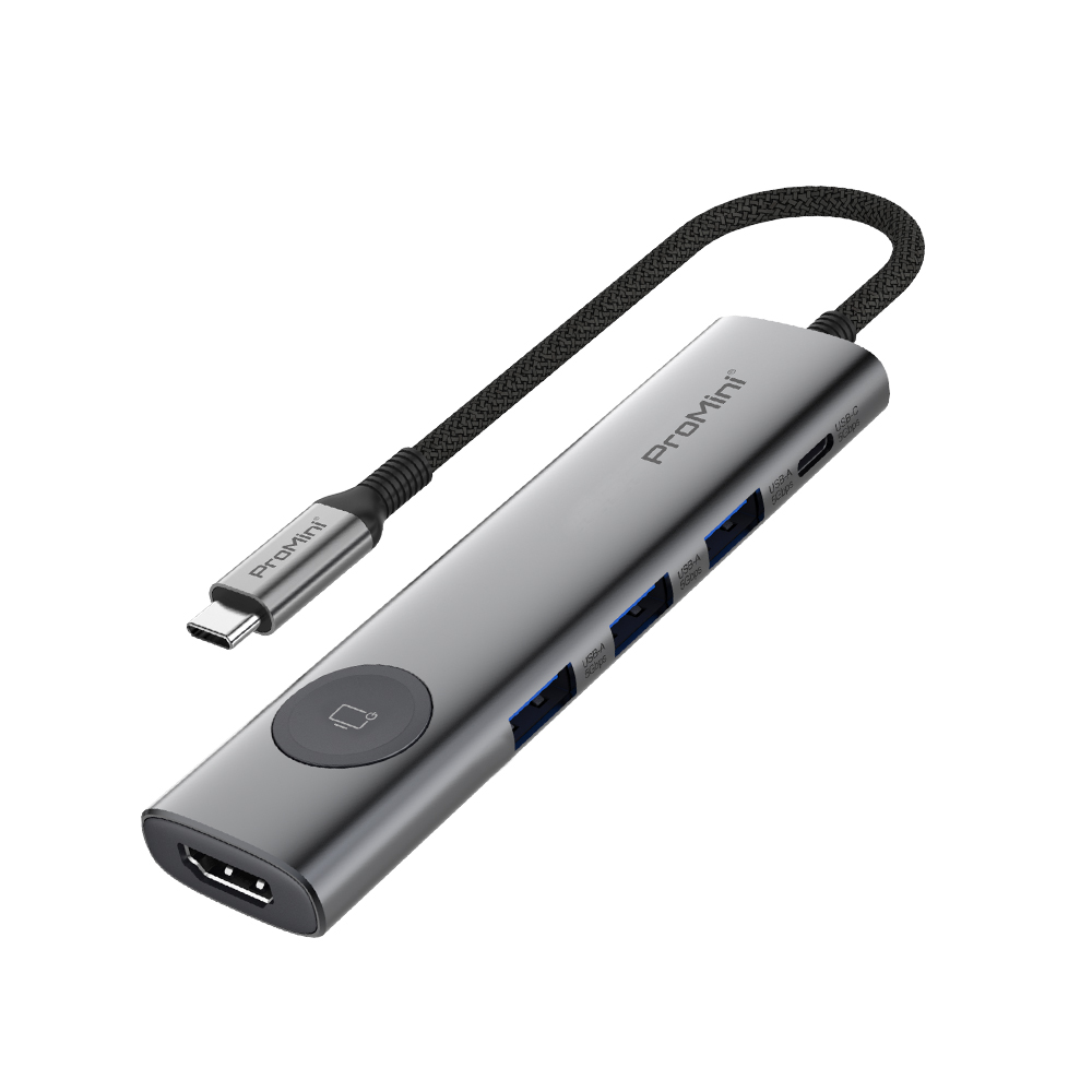 Magic-Pro ProMini CH6T 6-in-1 USB-C Hub Station